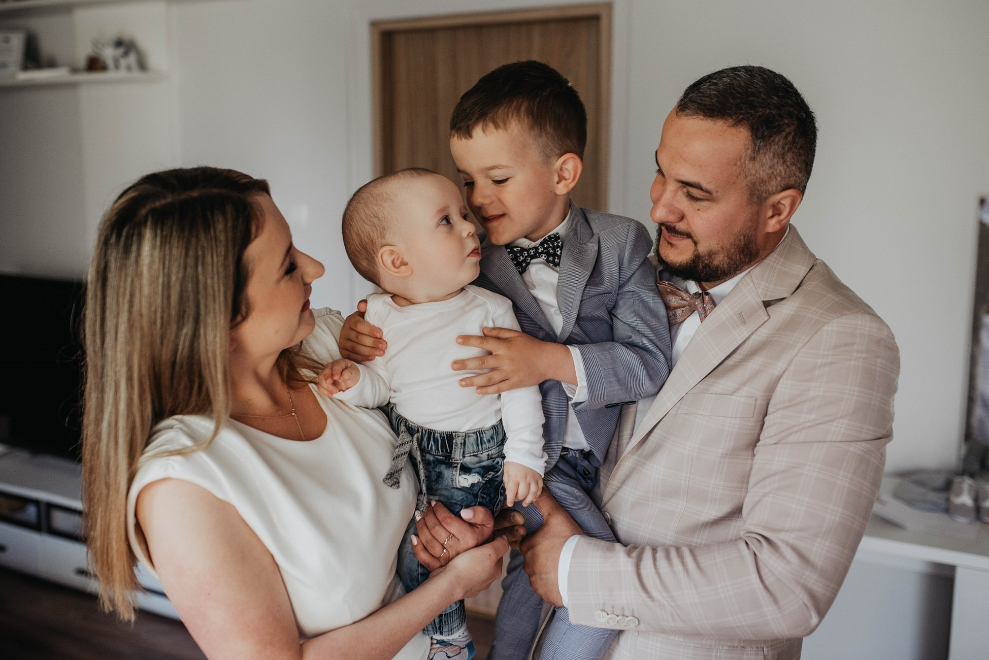 Chrzest Święty Leosia. Dominika Strachacka Fotografia | Fotograf ślubny i rodzinny Opole Lubelskie Lublin