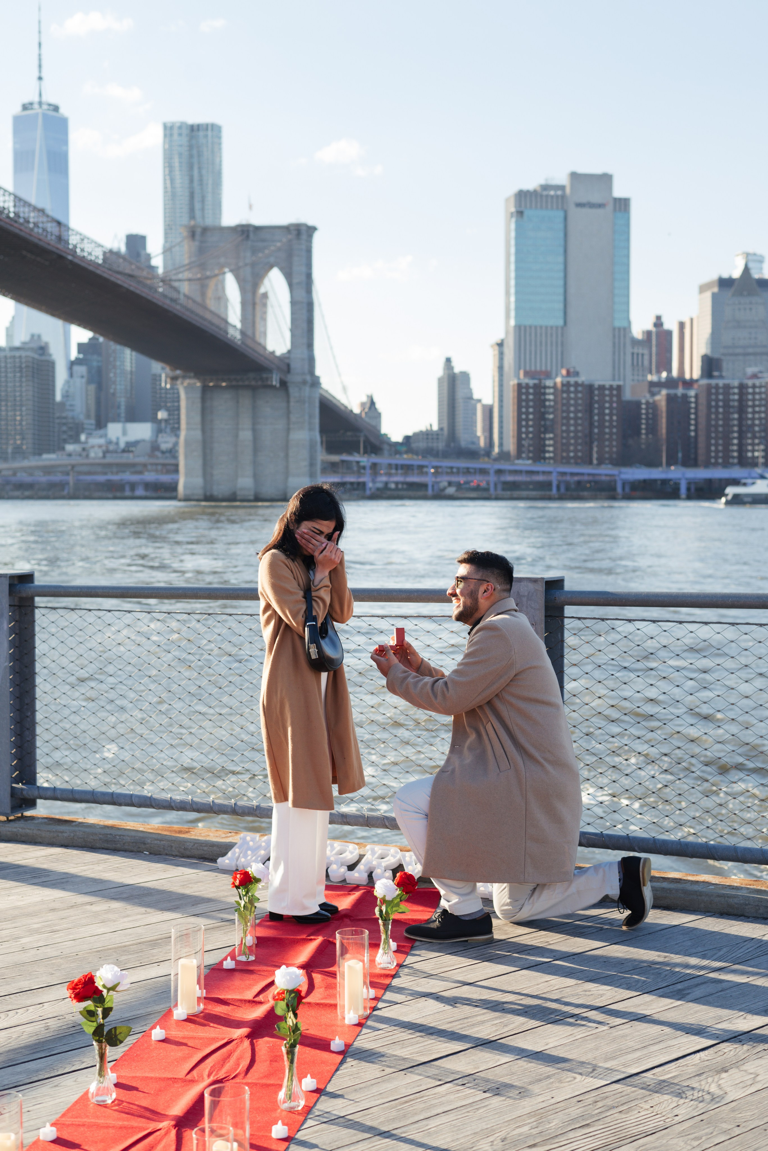 Brooklyn Proposal. Irina Goncharenko — NYC Photographer