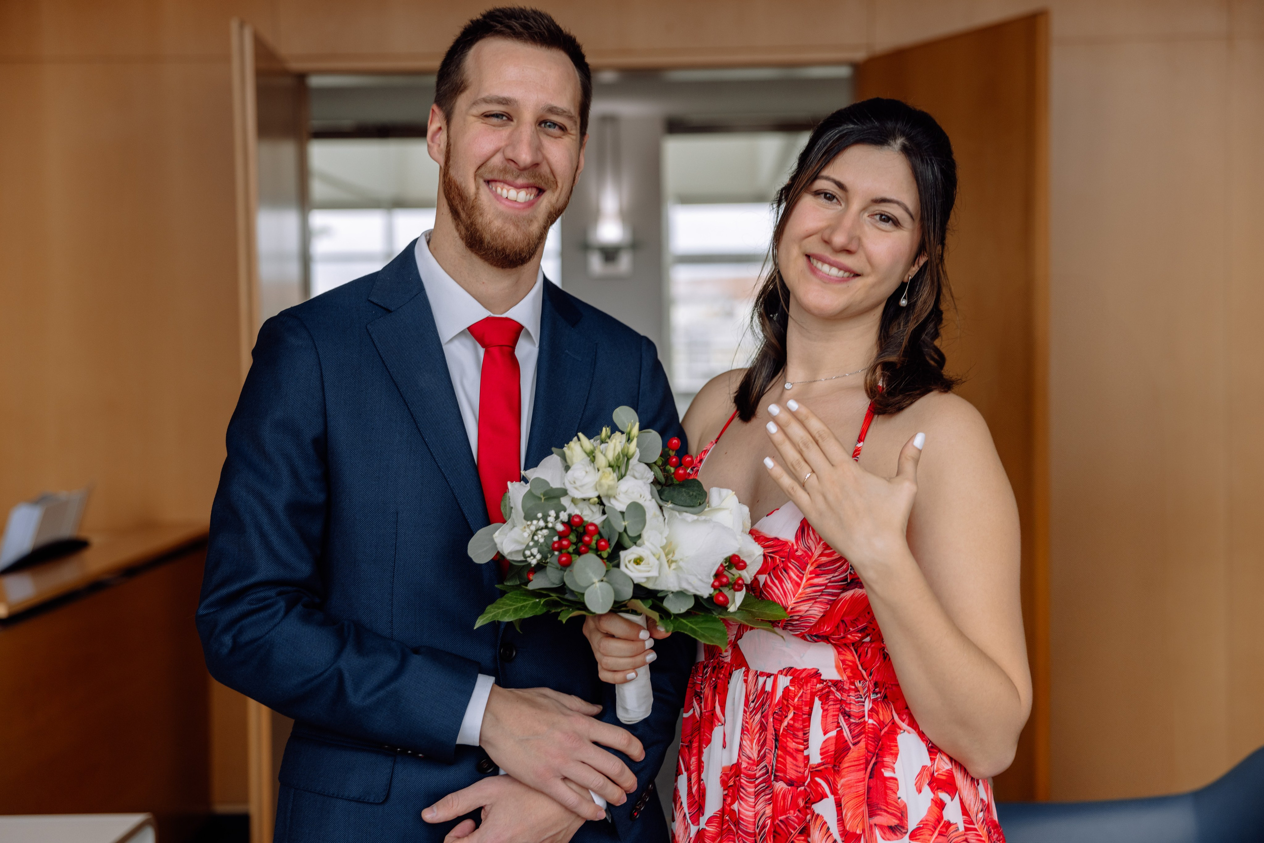 Warme Winterhochzeit in München - Standesamt Ruppertstraße. Hochzeitsfotograf München Taufe Familienfotograf Tanja Mauke