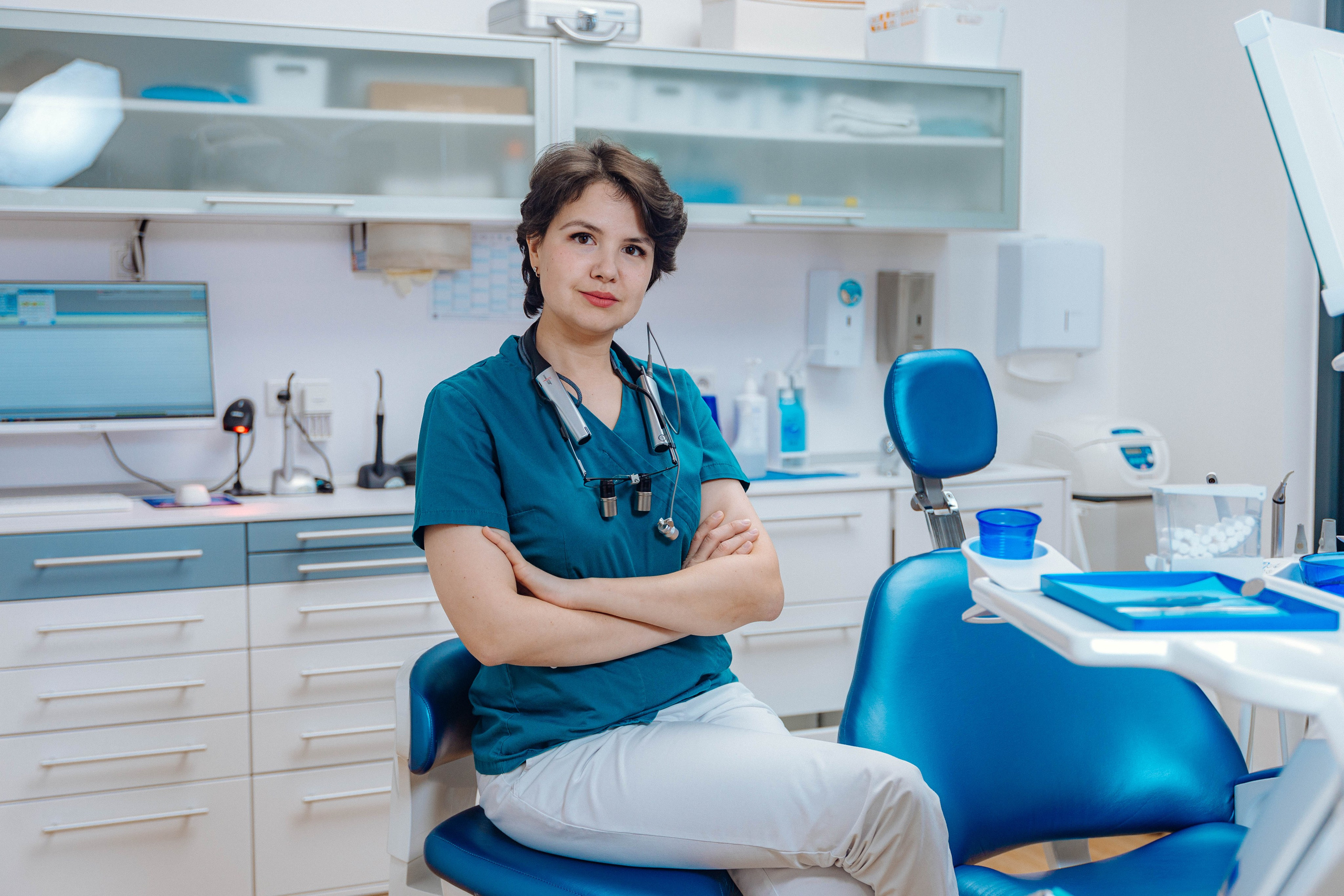 Zahnarztpraxis. Portrait family photographer in Berlin Elena Zakh