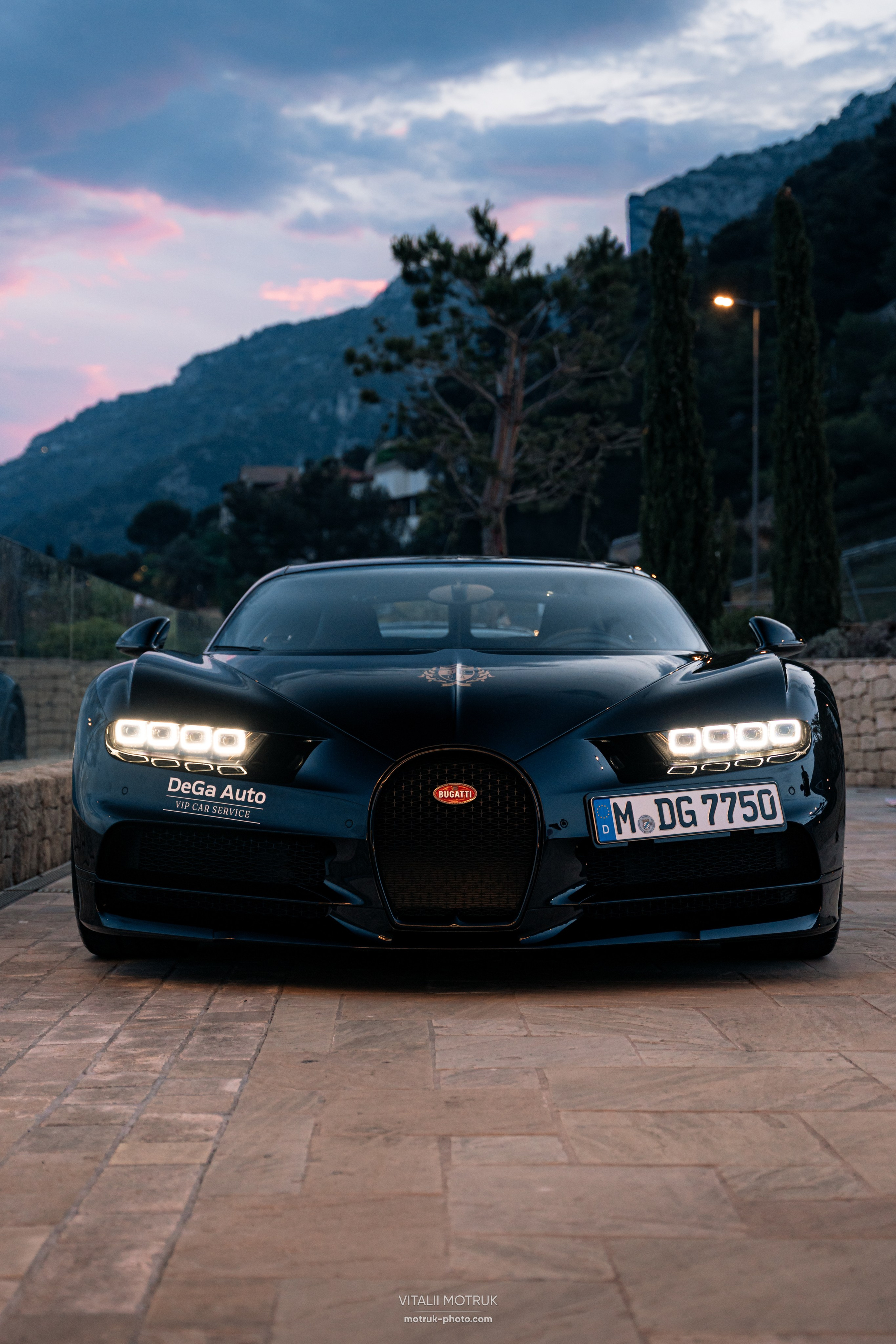 Bugatti Chiron. Photographe de voitures à Paris — Vitalii Motruk
