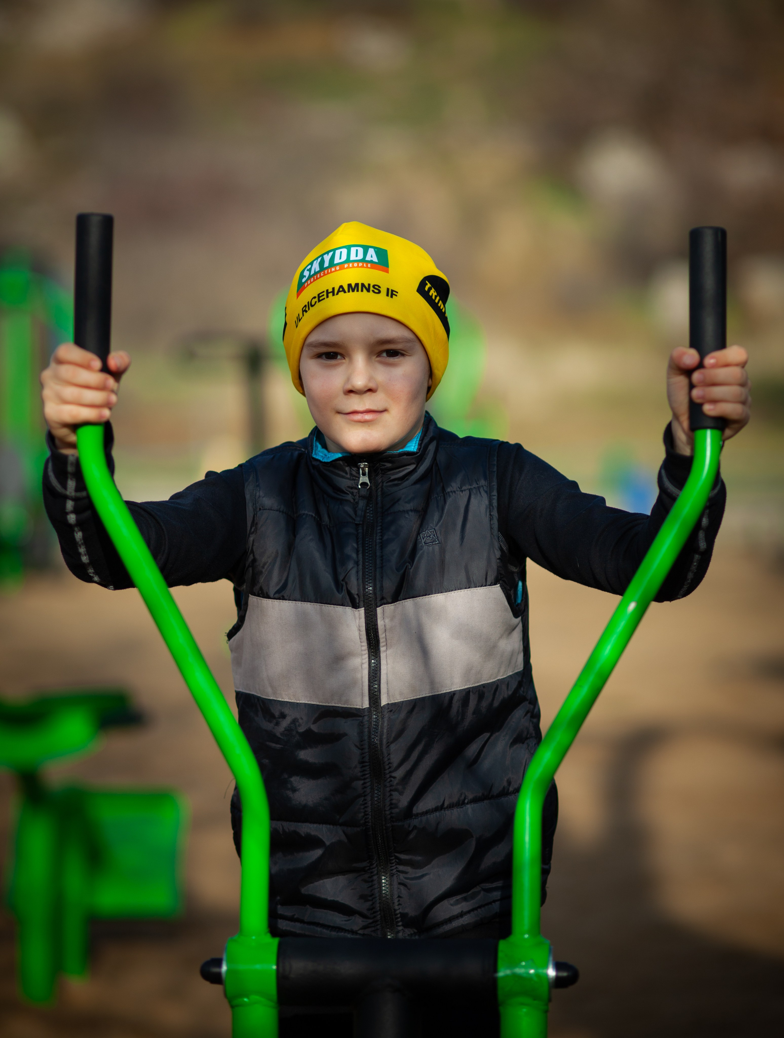 Мішка на тренируванні