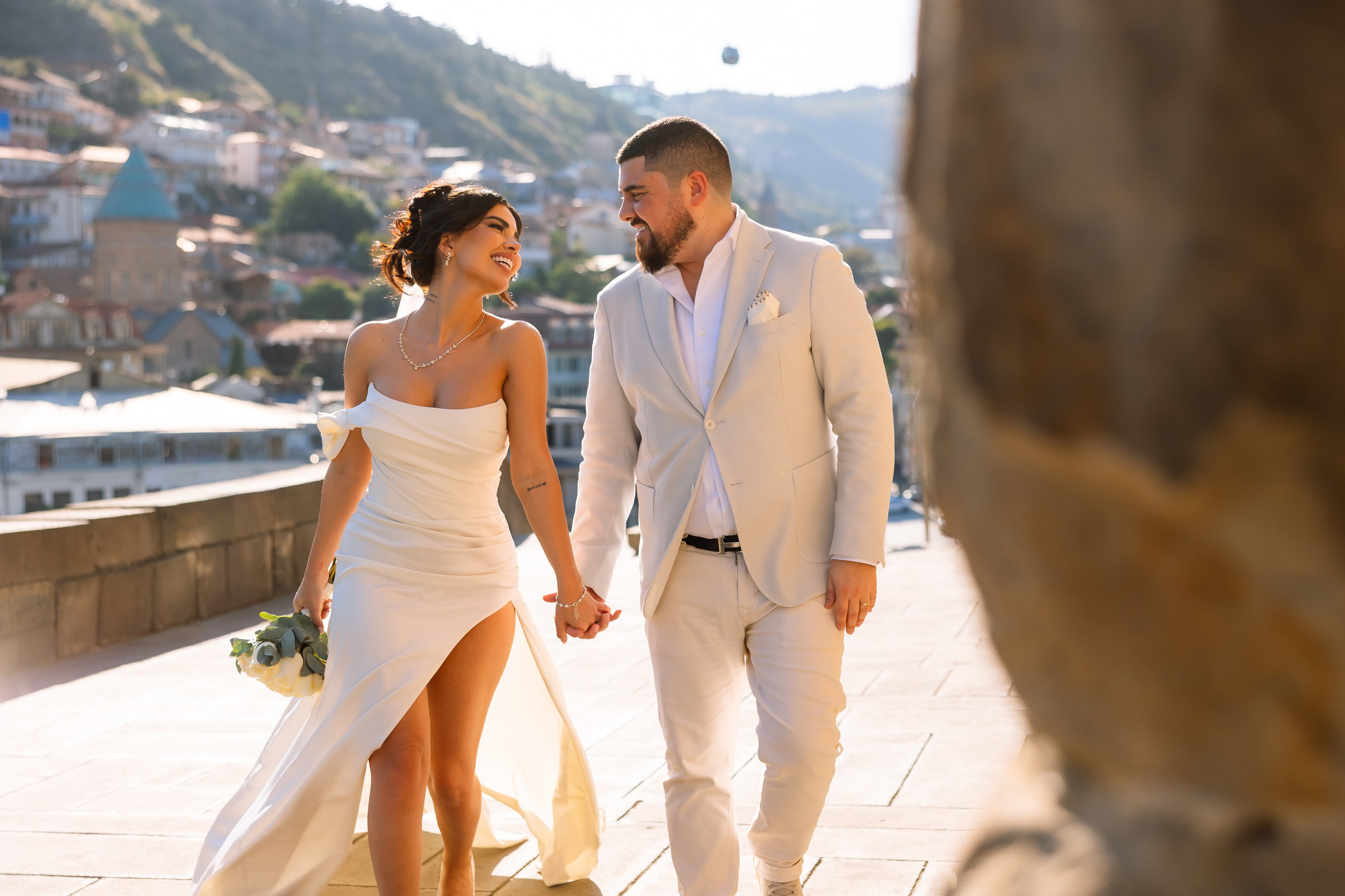 Love story in Tbilisi. Wedding photographer in Tbilisi Ioseb Mamniashvili