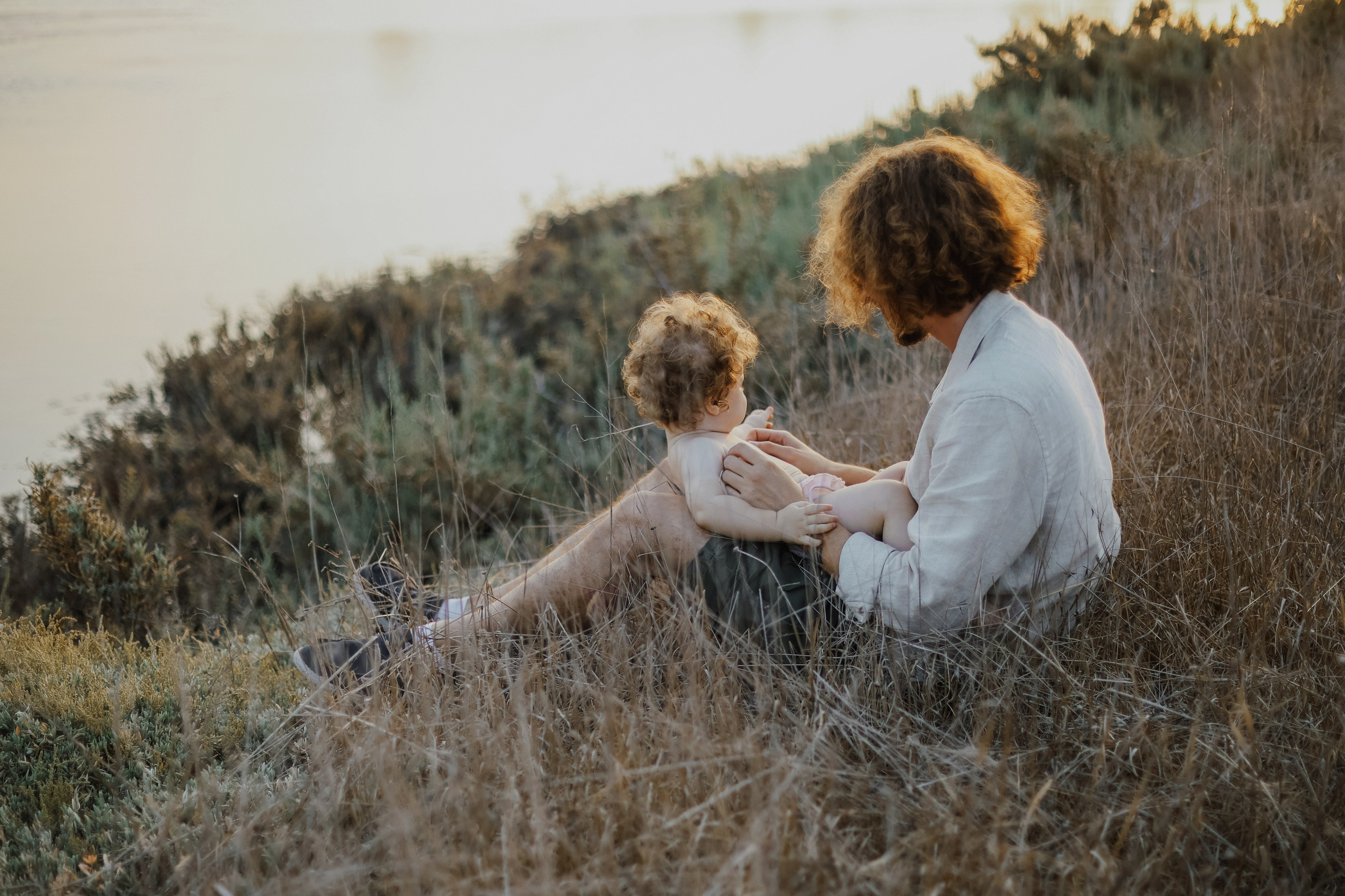 Little curls in Atlit. Family photographer in Israel