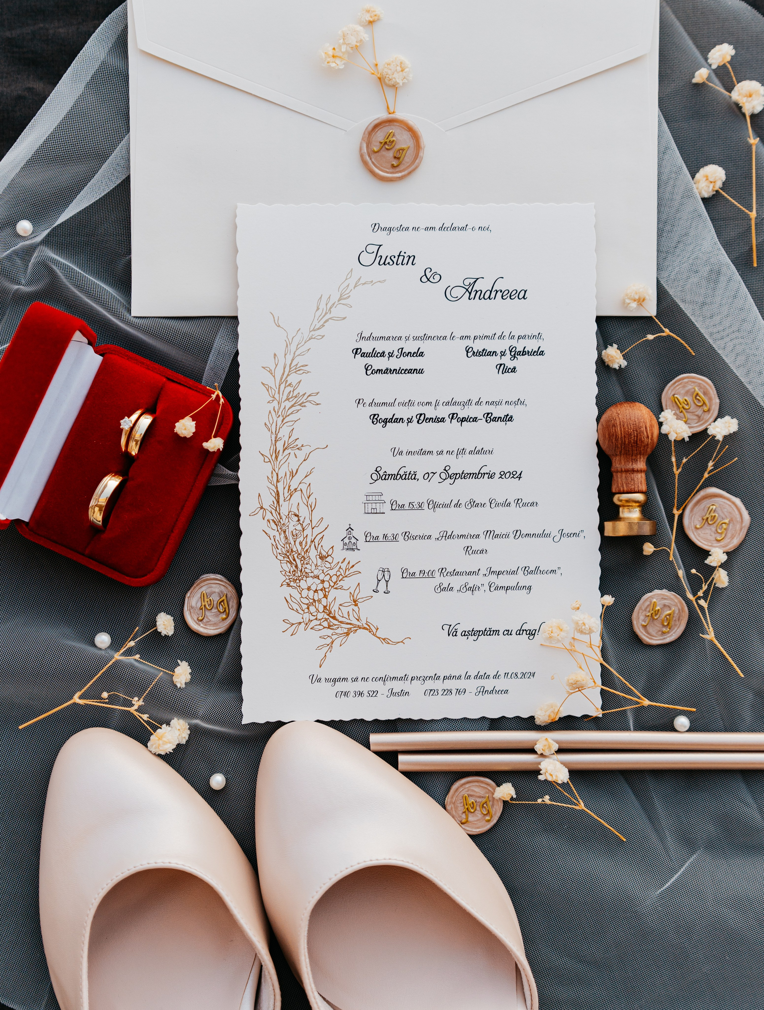 SAVE THE DATE — ANDREEA & IUSTIN. Ars Vidi | Digital Solutions