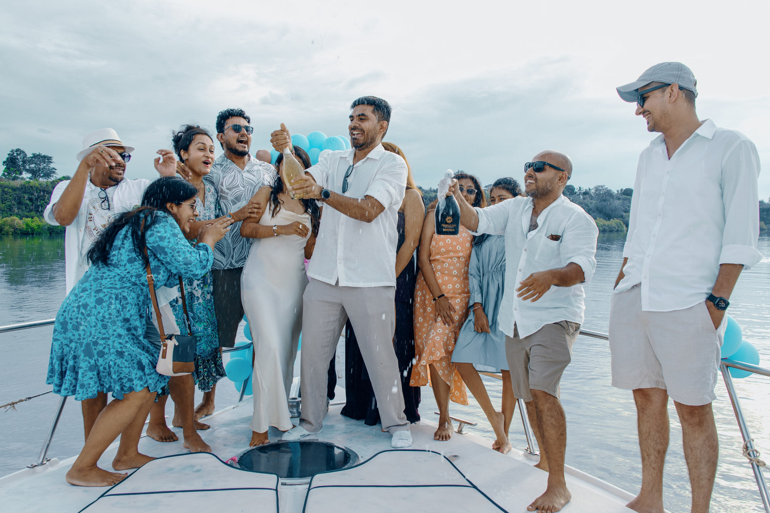 Gender Reveal Yacht Shoot. A creative consultant based in Mombasa, Kenya