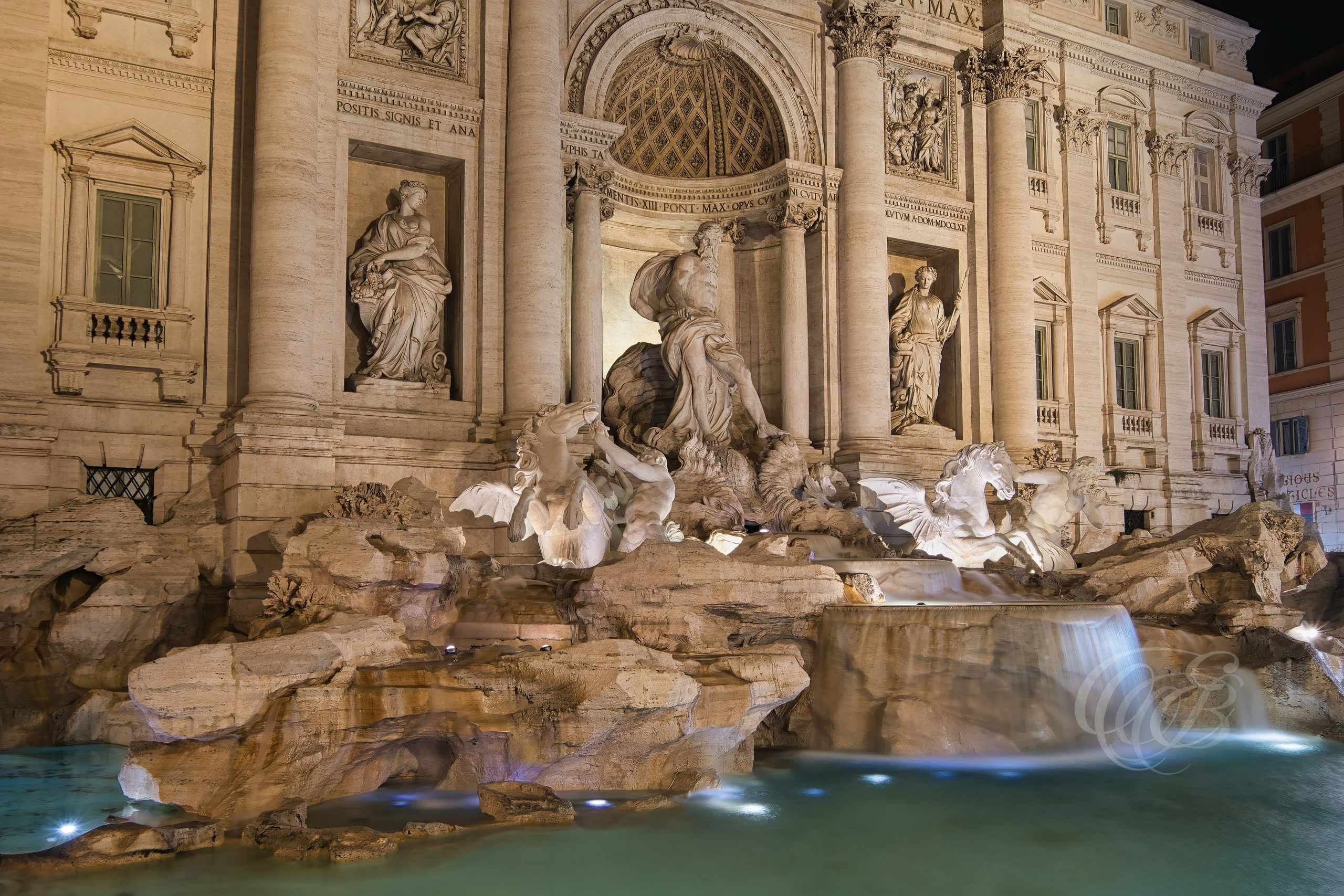 Photography of Italy — Trevi Fountain Long Exposure — Eduardo Bartoli Fine Art & Travel Photography