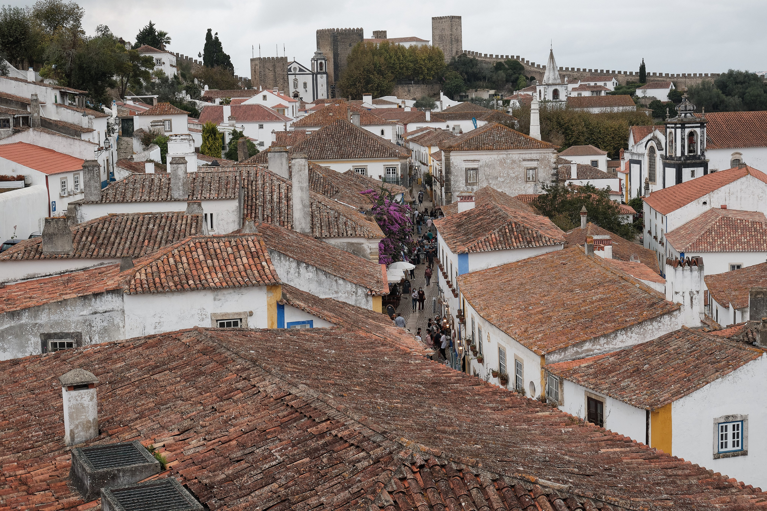 Obidos, Portugalia. Pagina principală