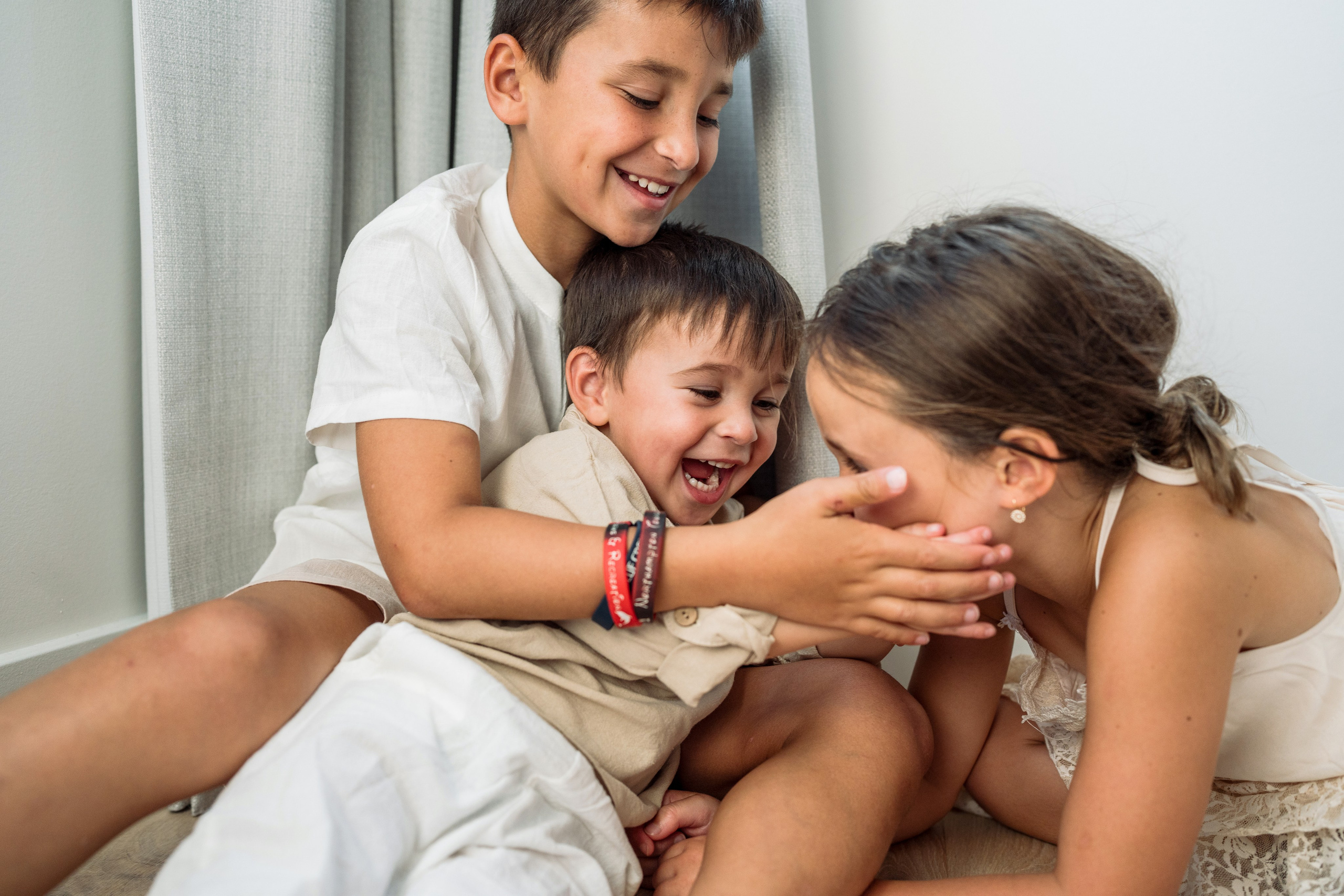 Boris, Lubov, Fiona, Donald, Dylan. At home. Wedding and family photographer and videographer PA, NJ, NY, DE, MD