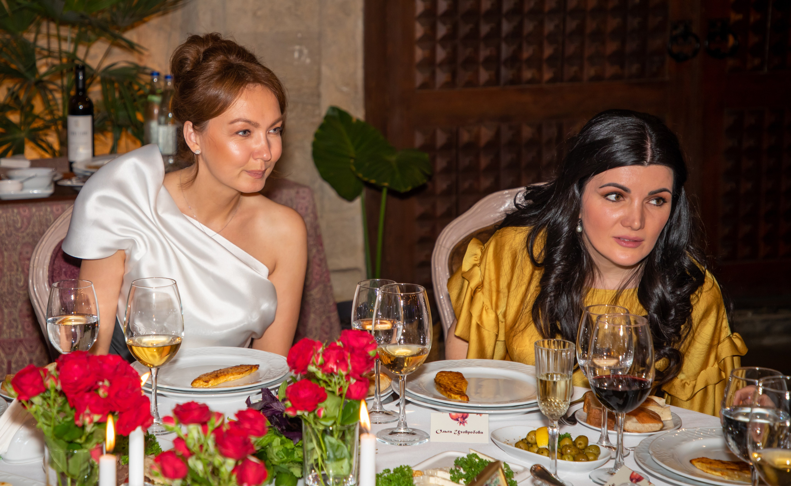 Gala-Dinner with the French Countess, the main etiquette expert Marie de Tilly. Baku Photographer