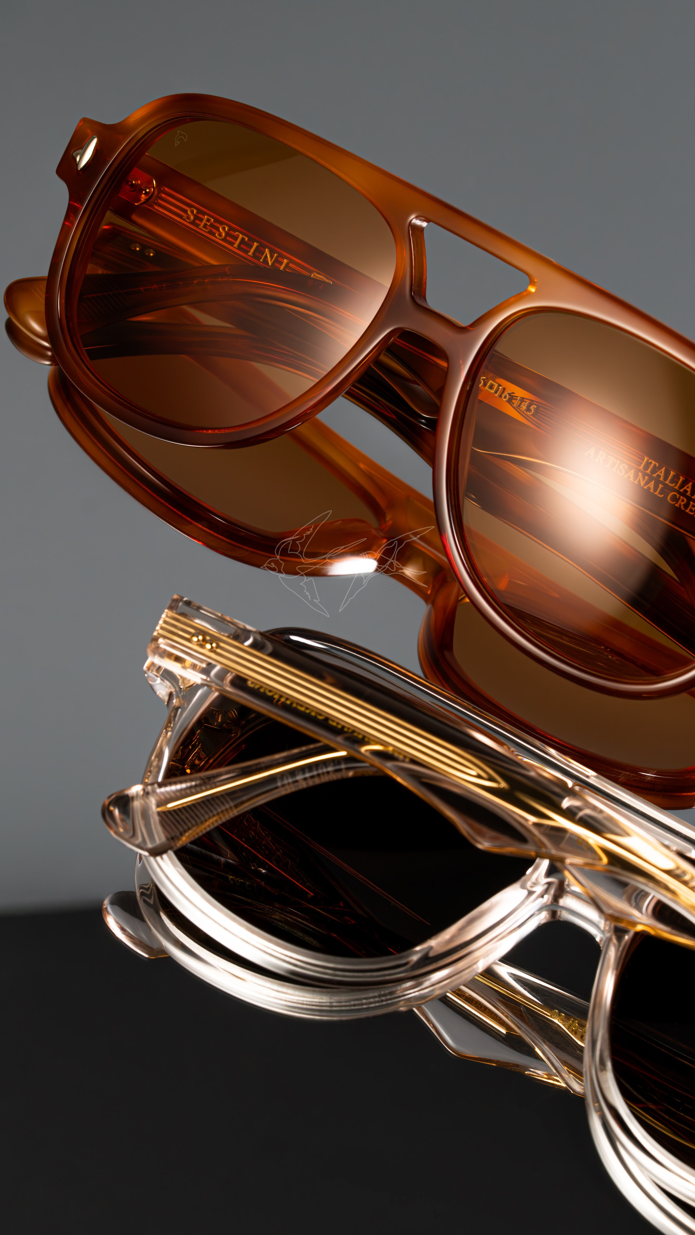 Fashion glasses. Ellstudio film production