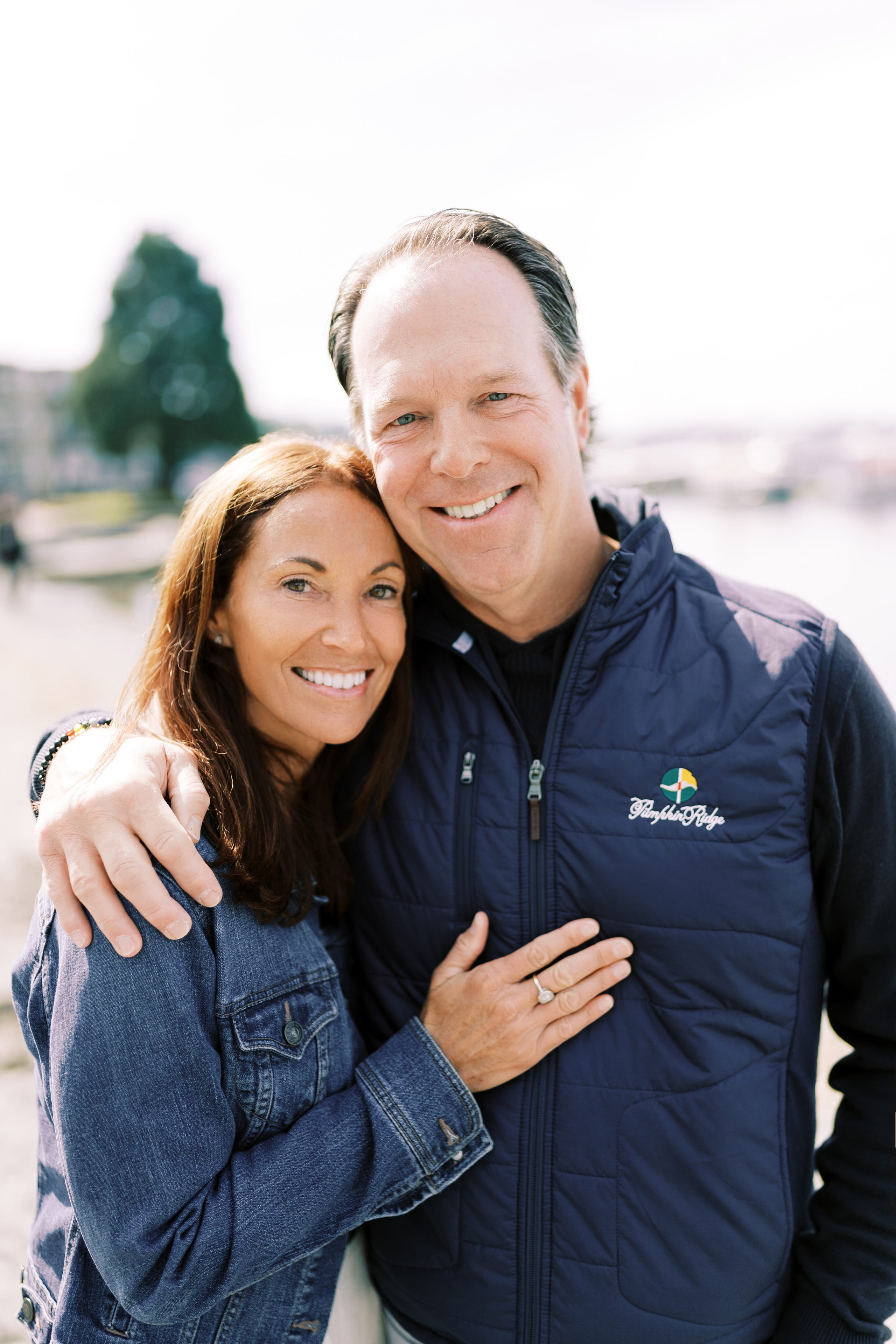 Engagement photo shoot Jake & Caroline / May 2024. Marina Park|Kirkland, WA. EVAN ARISTOV WEDDING PHOTOGRAPHY — Seattle Wedding Photographer