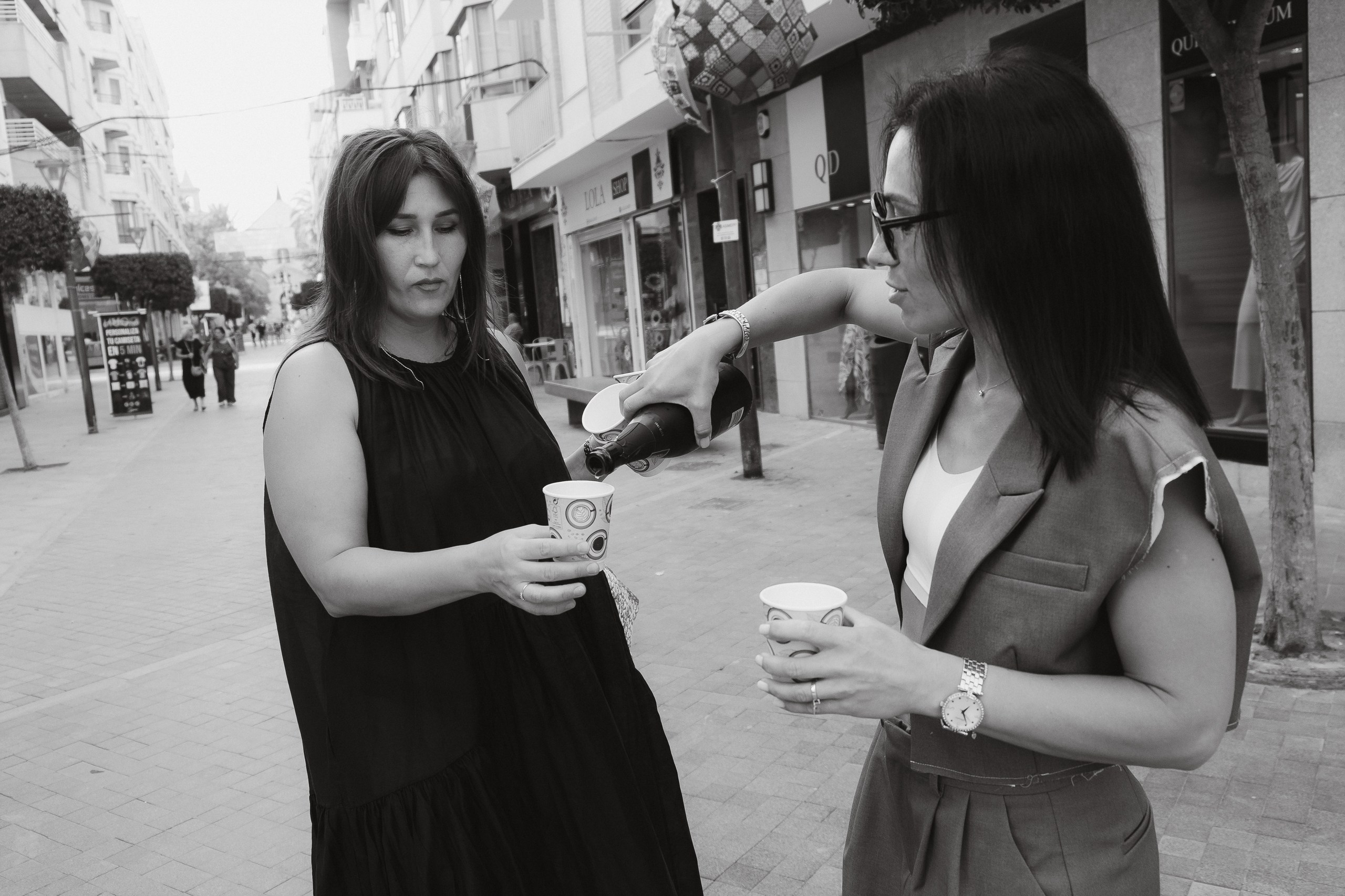 Preparación del backstage de una marca en un desfile de moda en Torrevieja — Fotógrafo de backstage Andrey Lukovnikov