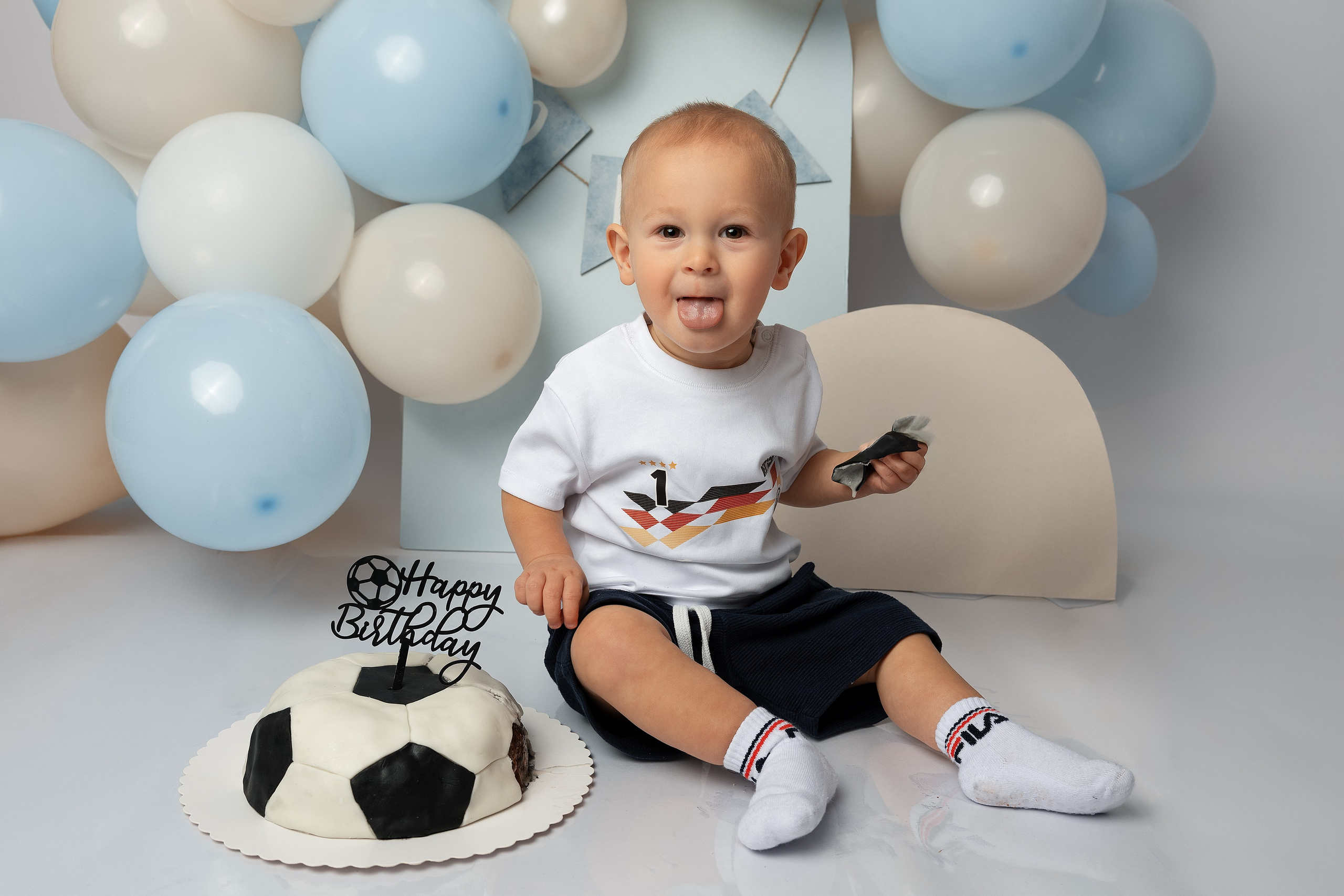 Erster Geburtstag „Cake Smash“. Maria Langlitz Photography