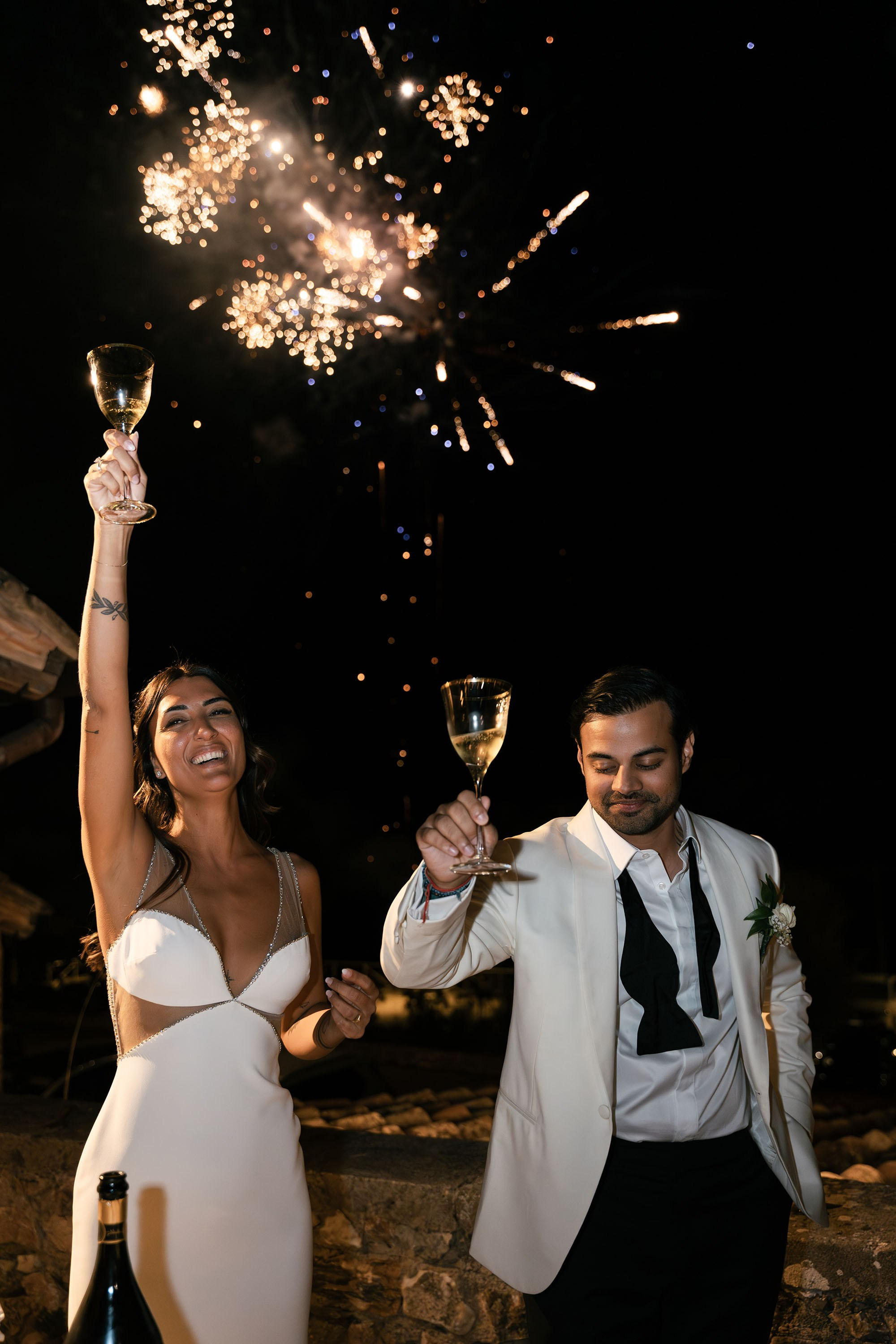 Ginevra and Avi — Abbazia di San Galgano, Tuscany. Destination Wedding Photographers and content creators based in Spain