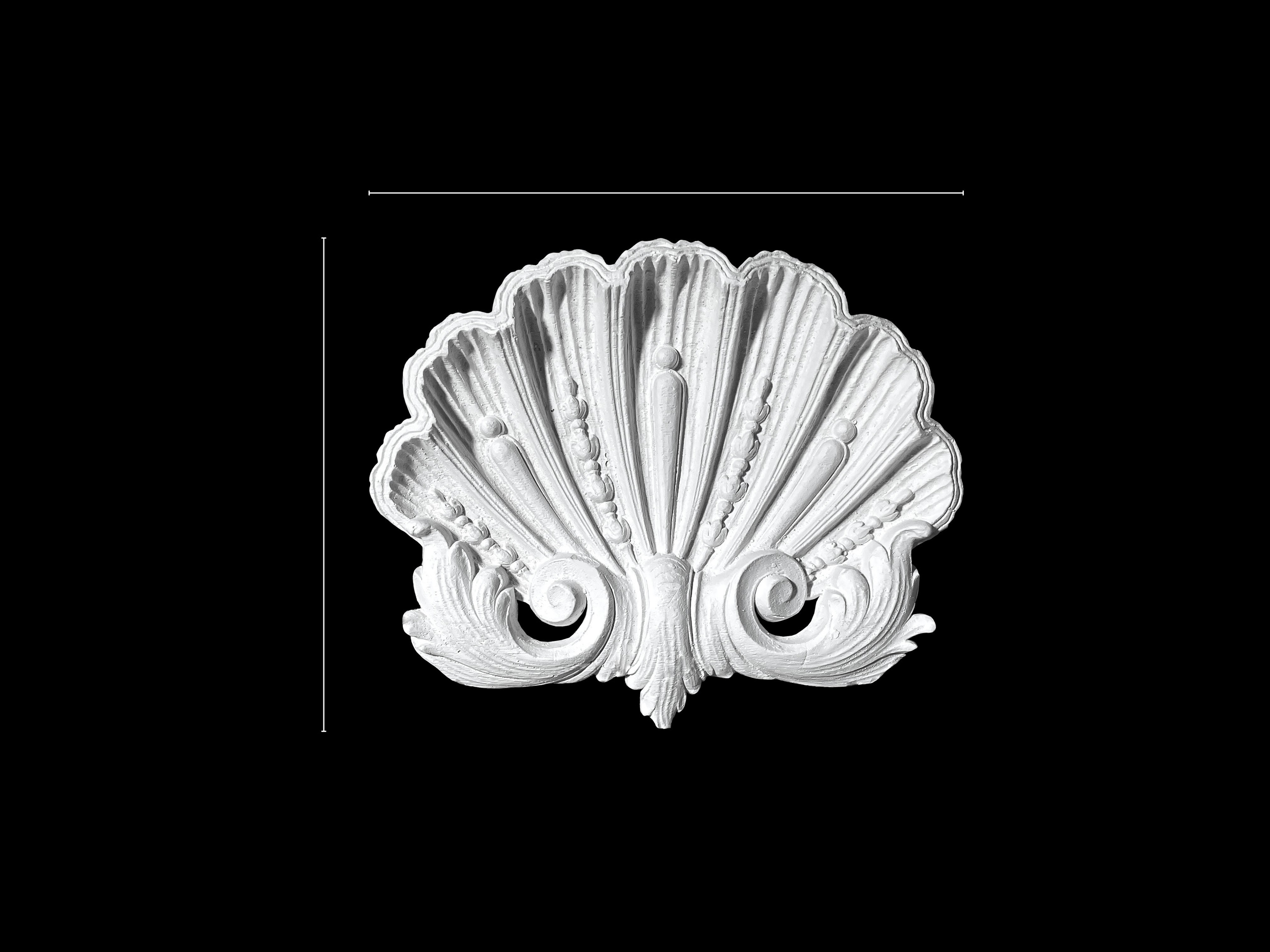 Cartouche Centerpiece. Plaster molding