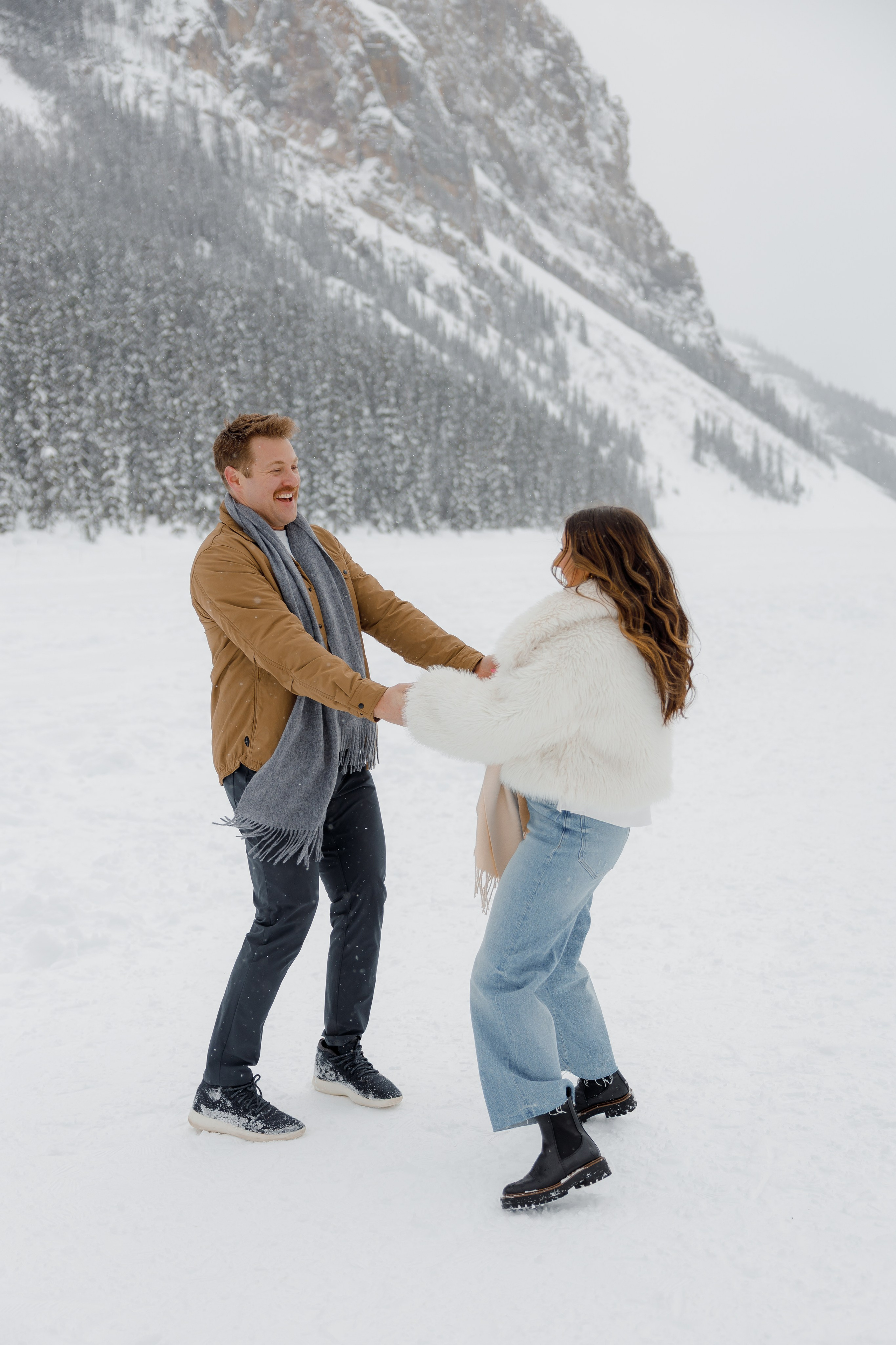 Lake Louise engagement session. Home