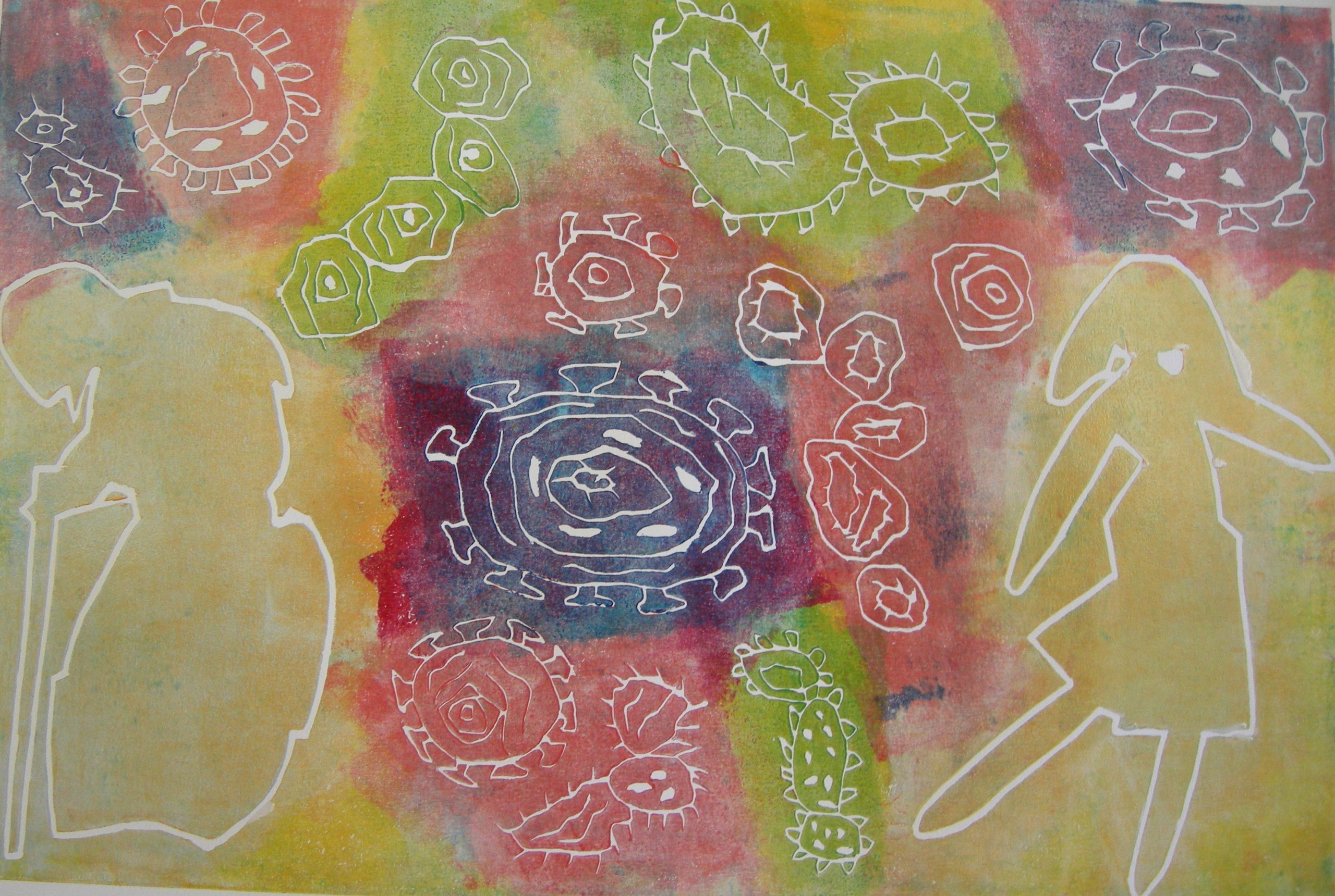 Corona 2020 - 40x60 auf Papier 60x80