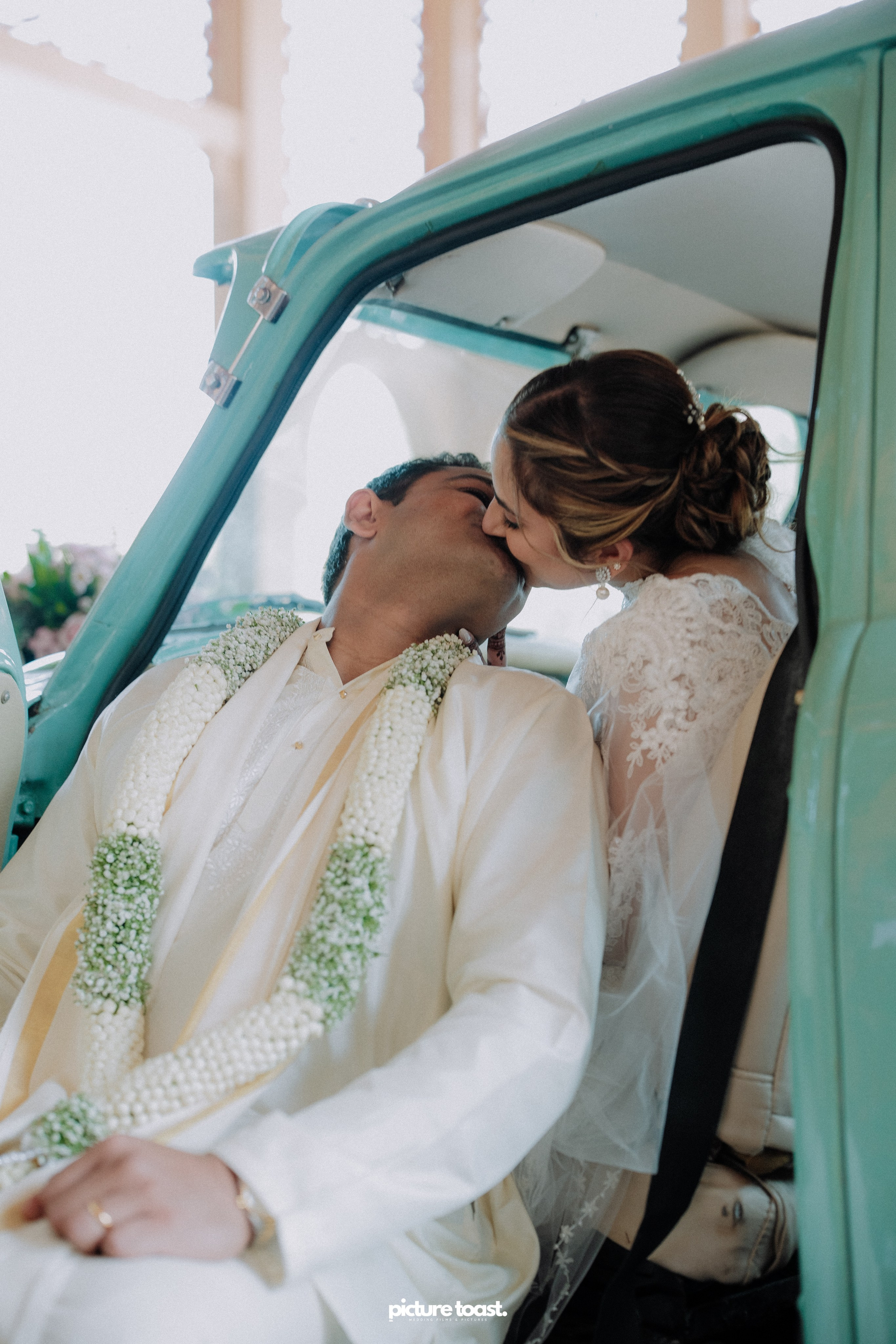 Blessing of Rajiv & Aashna. Fine art Wedding Photographers in India & Canada