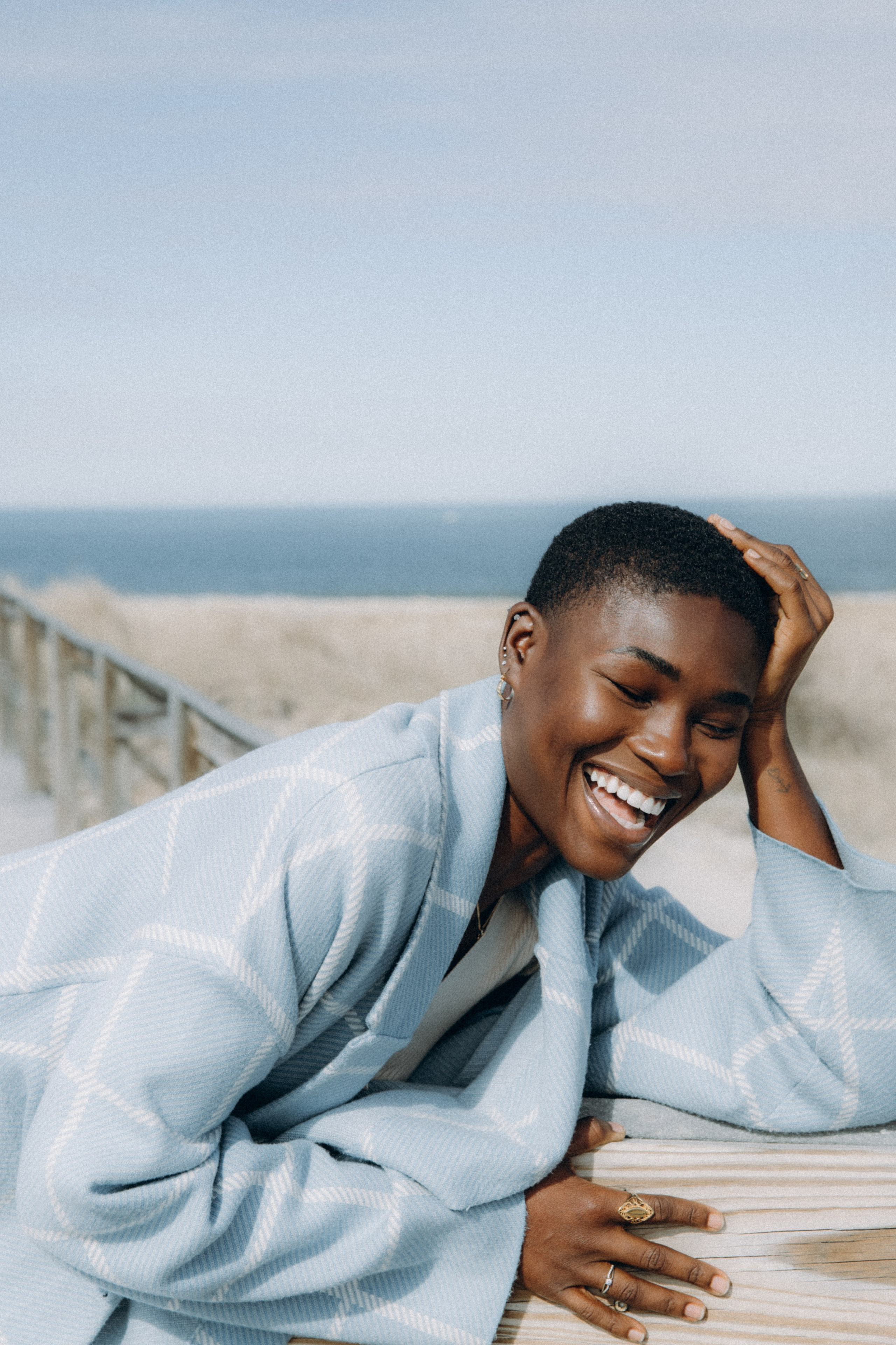 Editorial Portrait Session at Crane Beach, MA