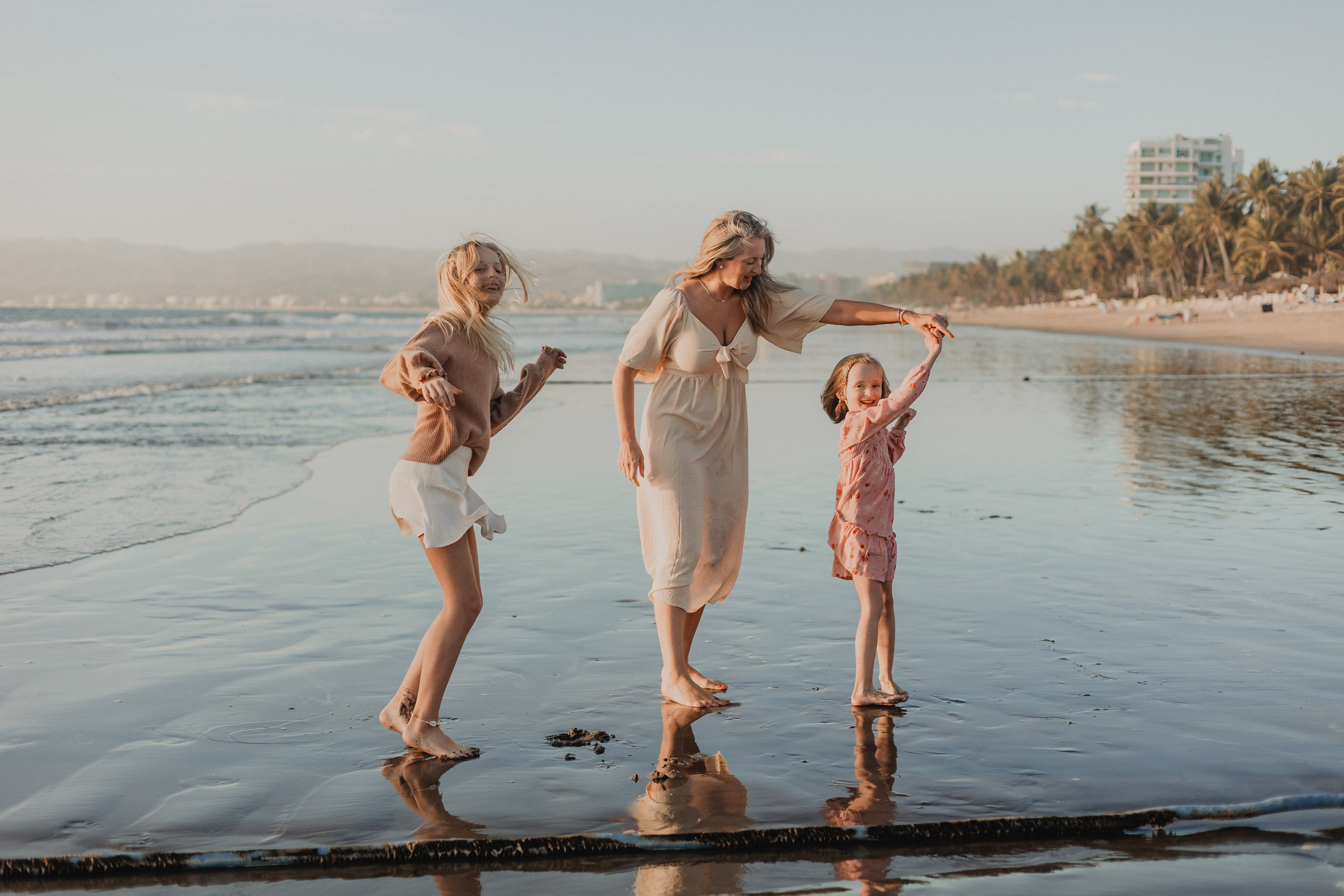 Laughter, Sand, and Sea: A Family Session in Nuevo Vallarta