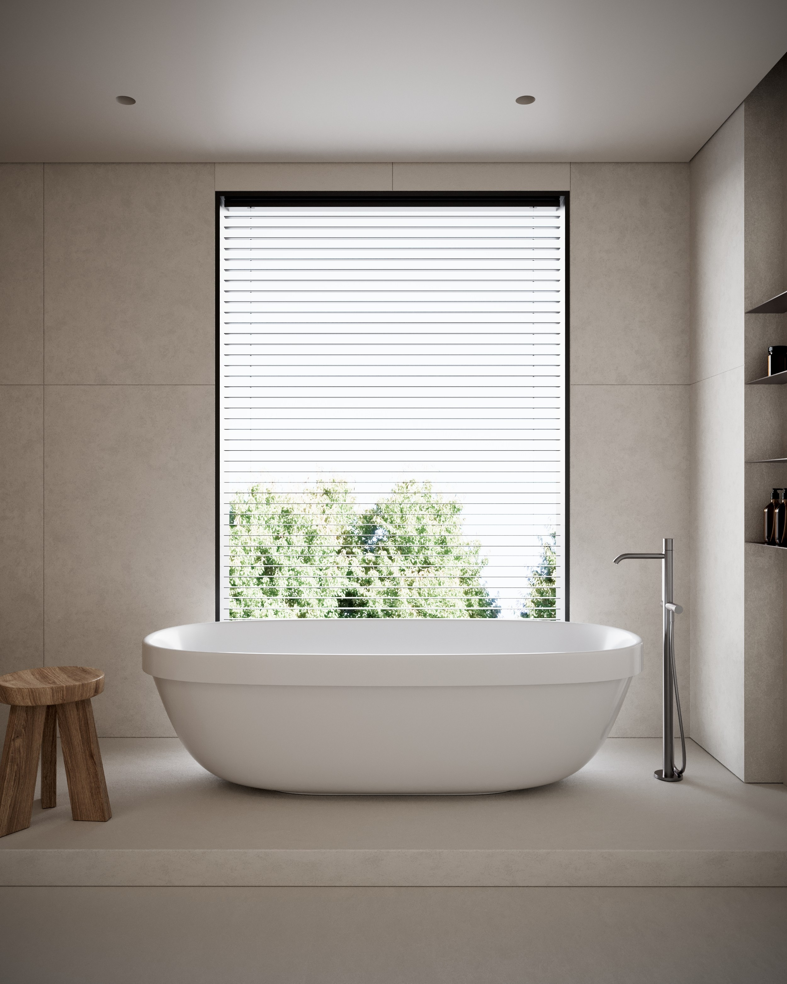 Bathroom design / Personal project. Interior designer / visualizer Lisa Oputina