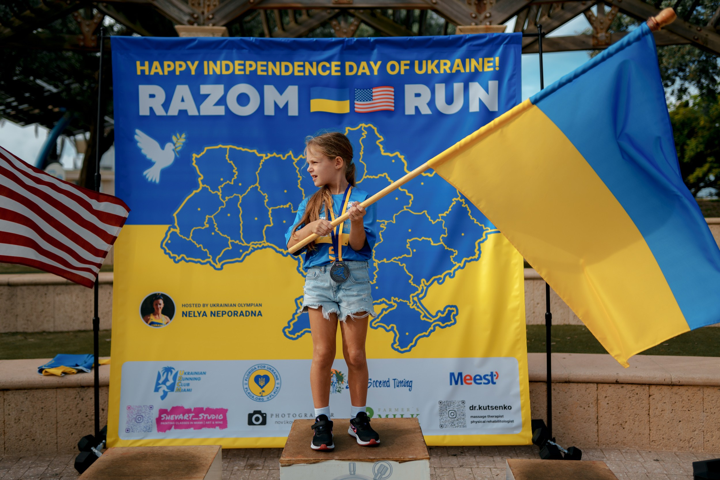 RAZOM RUN. ФОТОГРАФ ФЛОРИДА МАЙАМИ