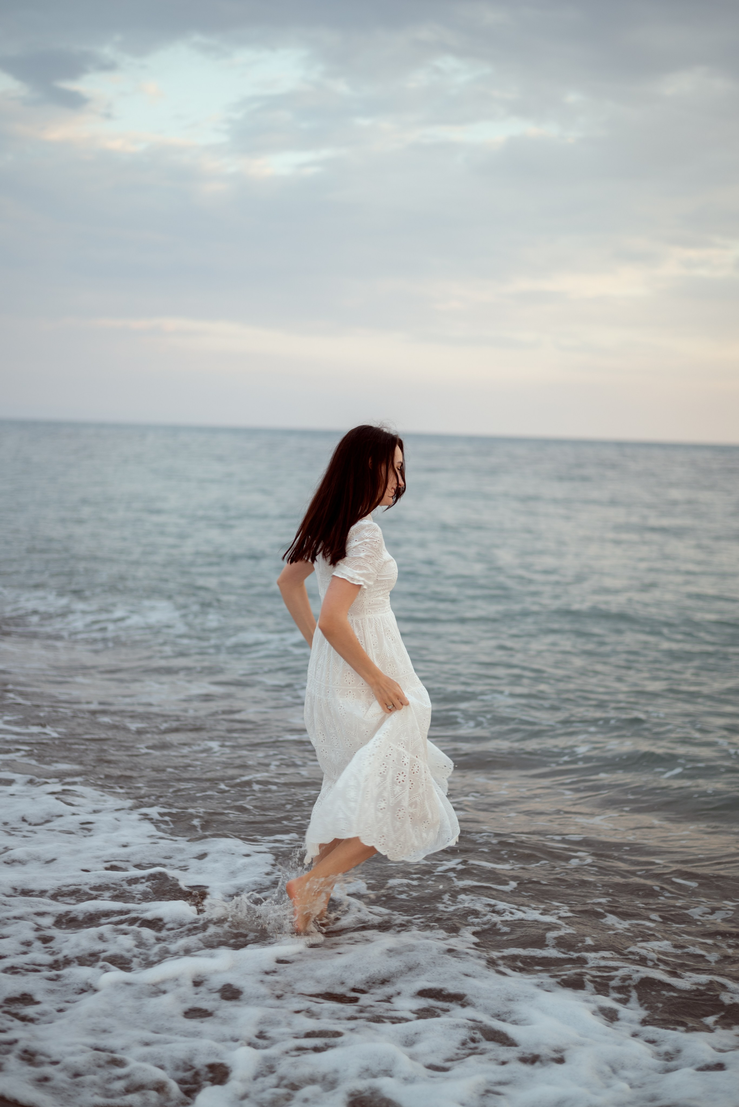 Семейная фотосессия на пляже в Белеке. Фотограф Анталия, Кемер, Белек, Сиде Дарья Кая