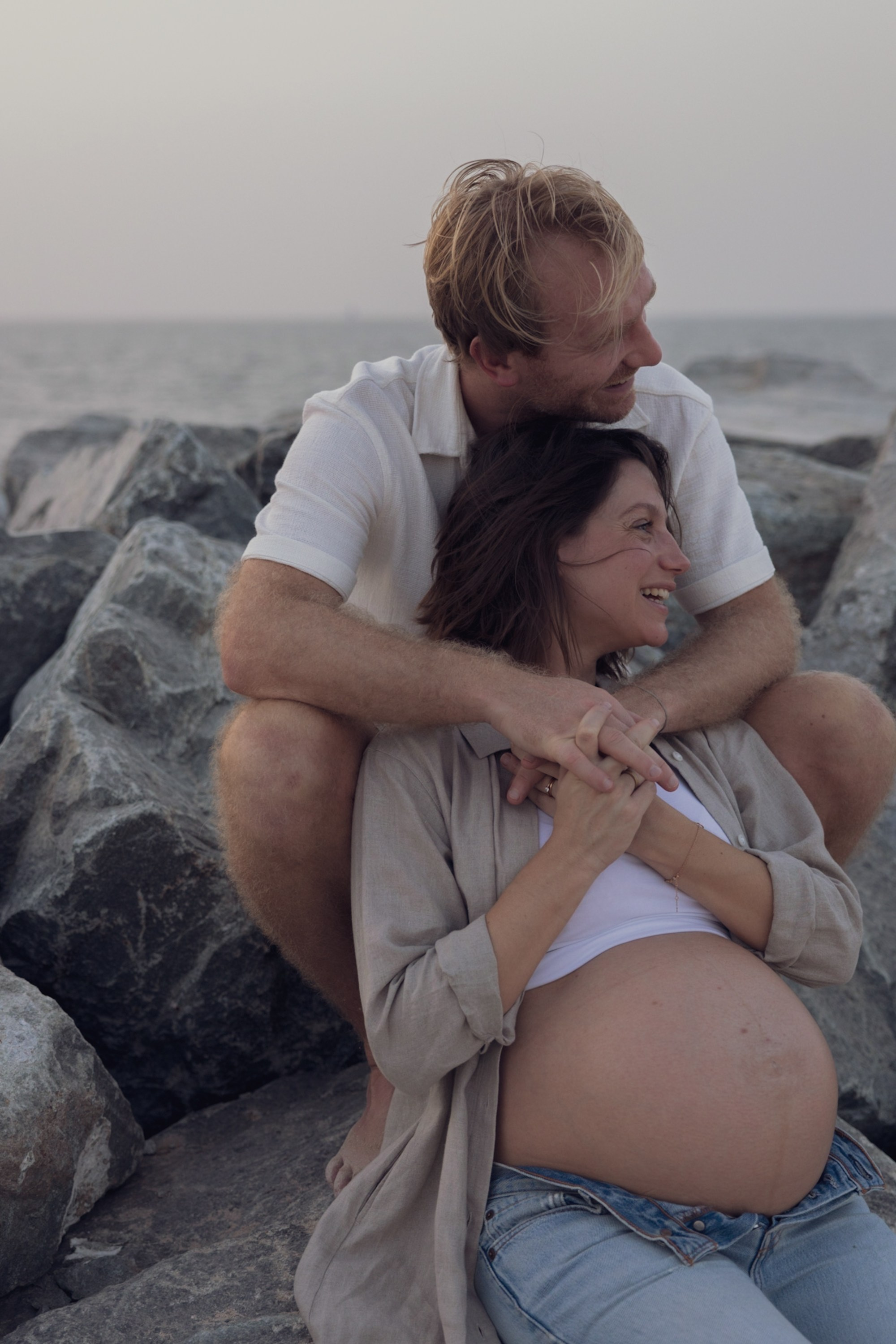 Maternity Session — Beach. Family Photographer in Dubai
