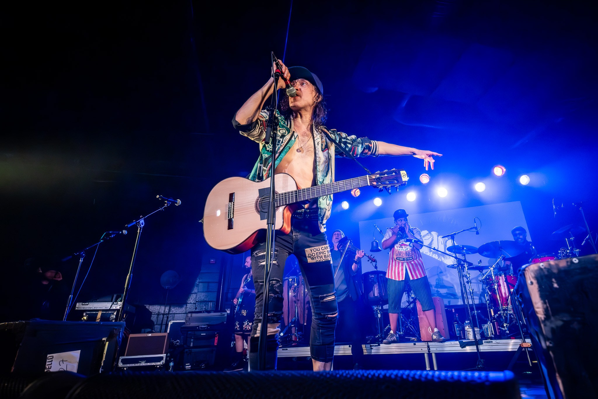 GOGOL BORDELLO / SACRAMENTO. Reportage concert portrait photography in the San Francisco Bay Area