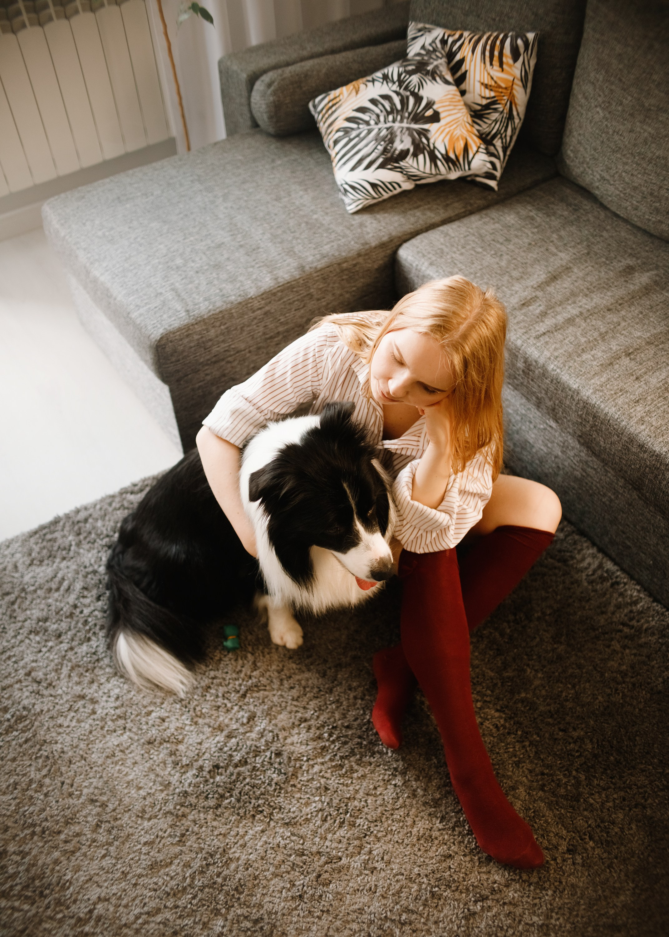 Evgenia & Richard. Kaja | fotograf we Wrocławiu | ludzie i psy