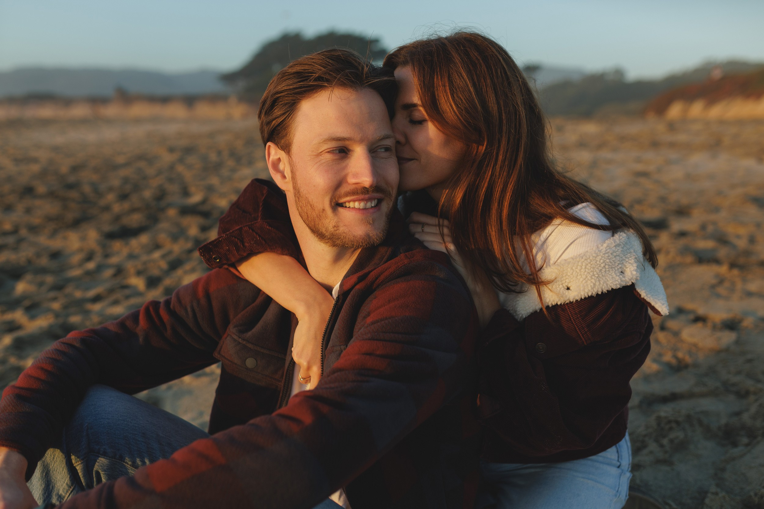 golden hour couple photo session bay area 