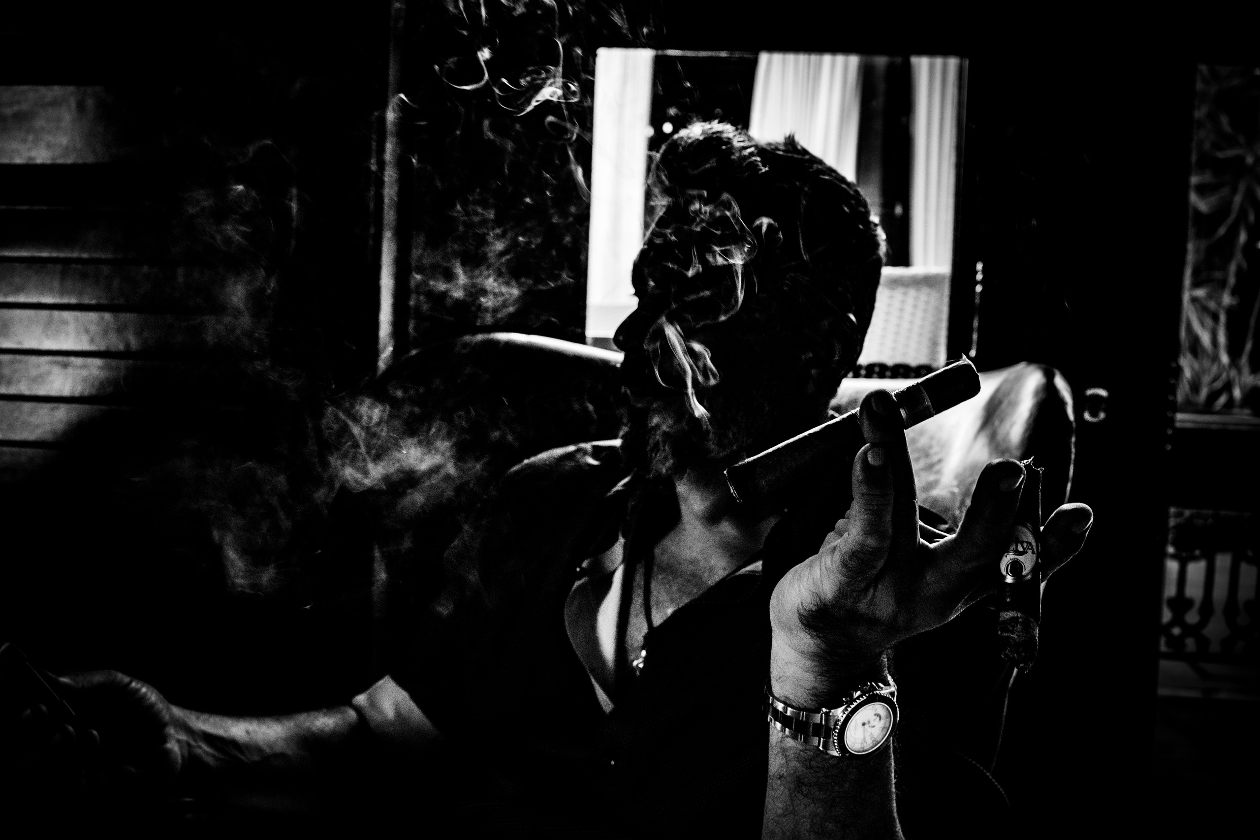 Burn Black and White Series. Out and About 239