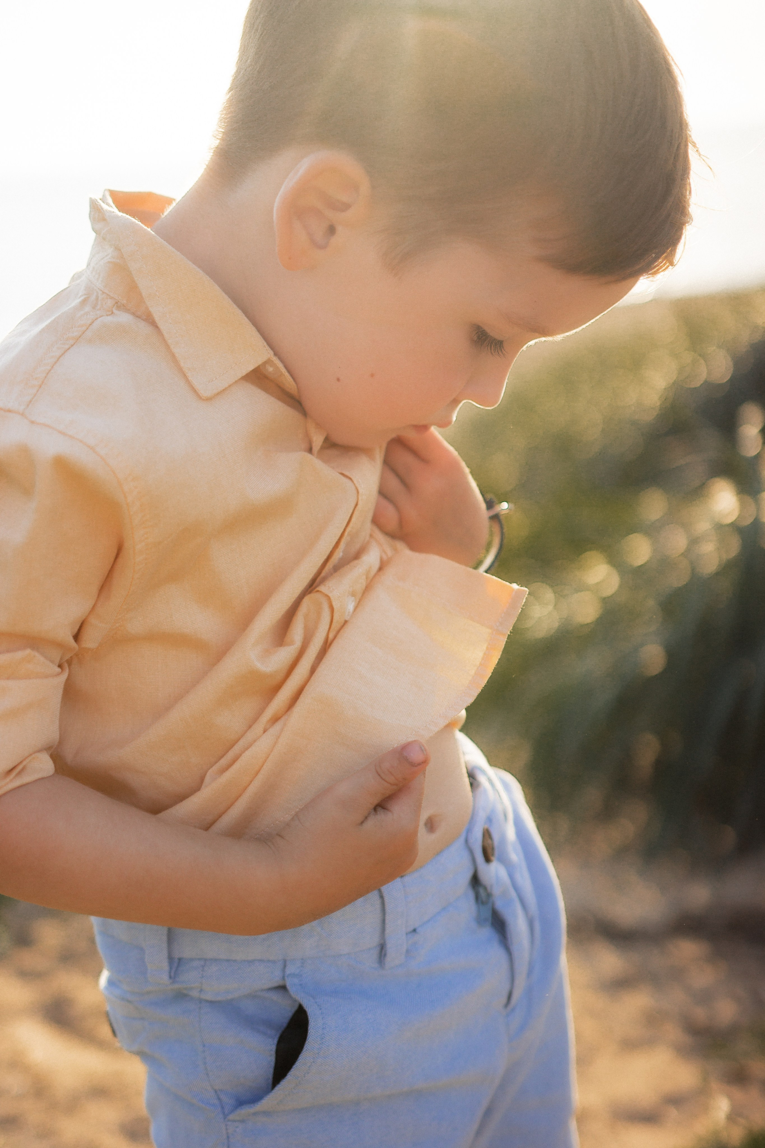 Warm evening in Falkenberg. Photographer in Gothenburg Aleksandra Stroganova