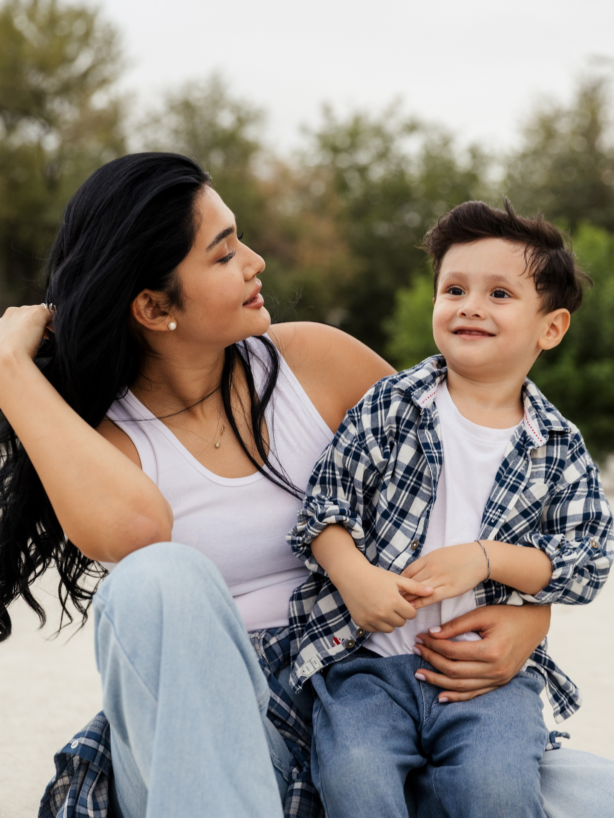 Mom and Her Little Boy. Family and wedding photographer in Bangkok, Thailand