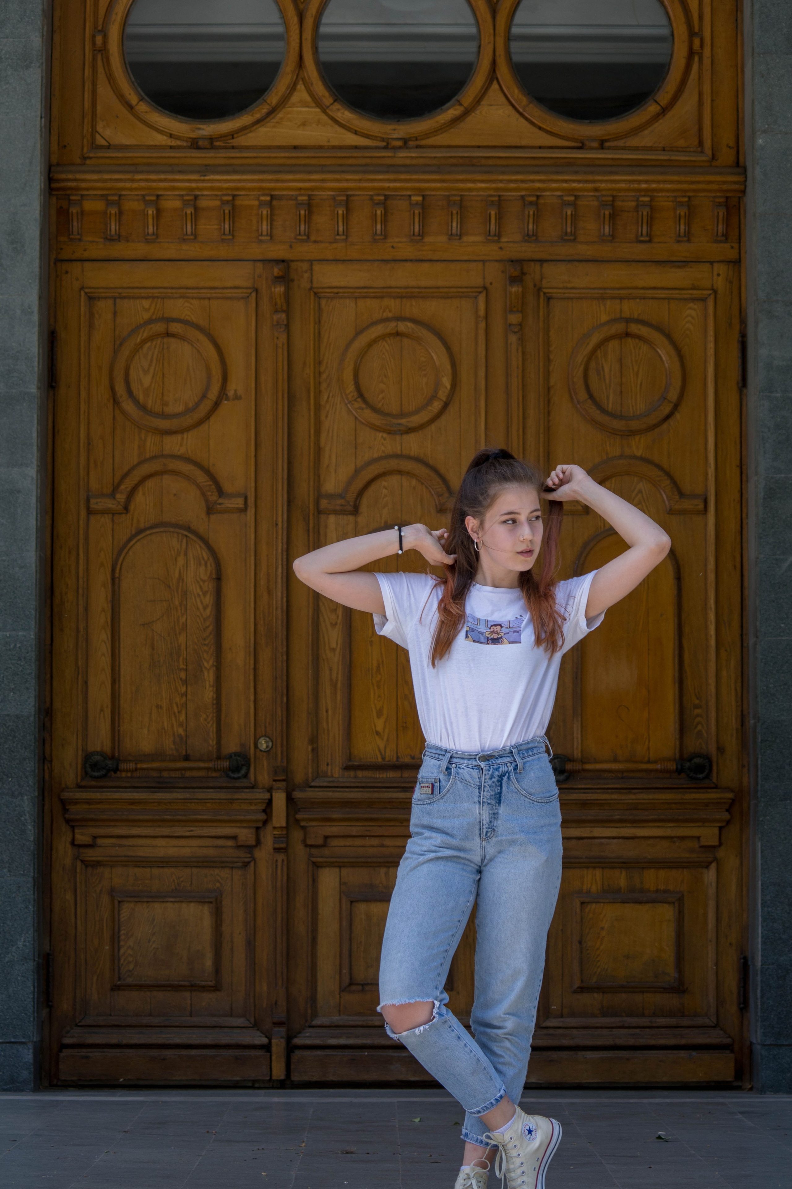 Street fashion janrında. Fotoqraf Vəli Məmmədov