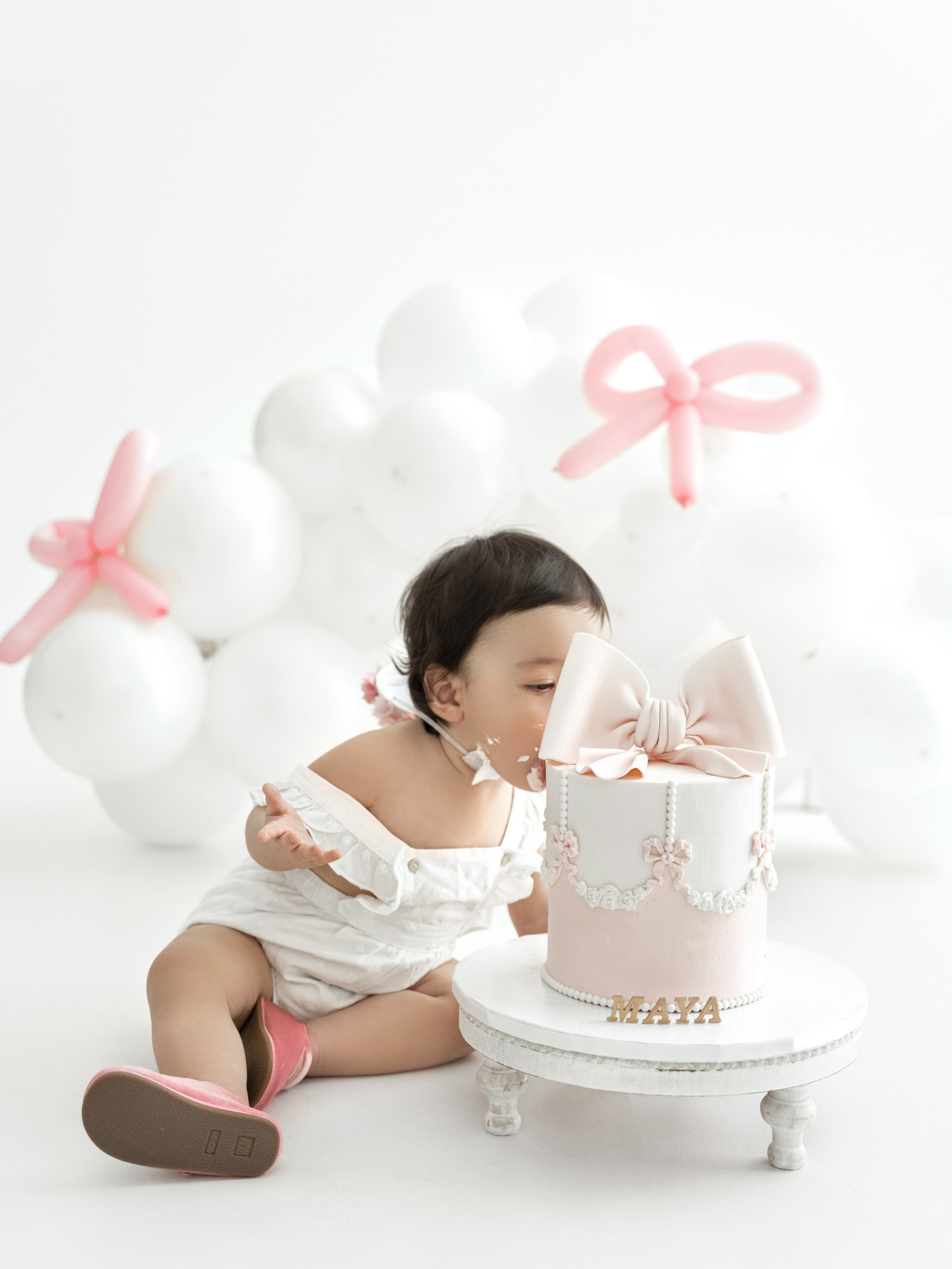 First birthday photoshoot Eva