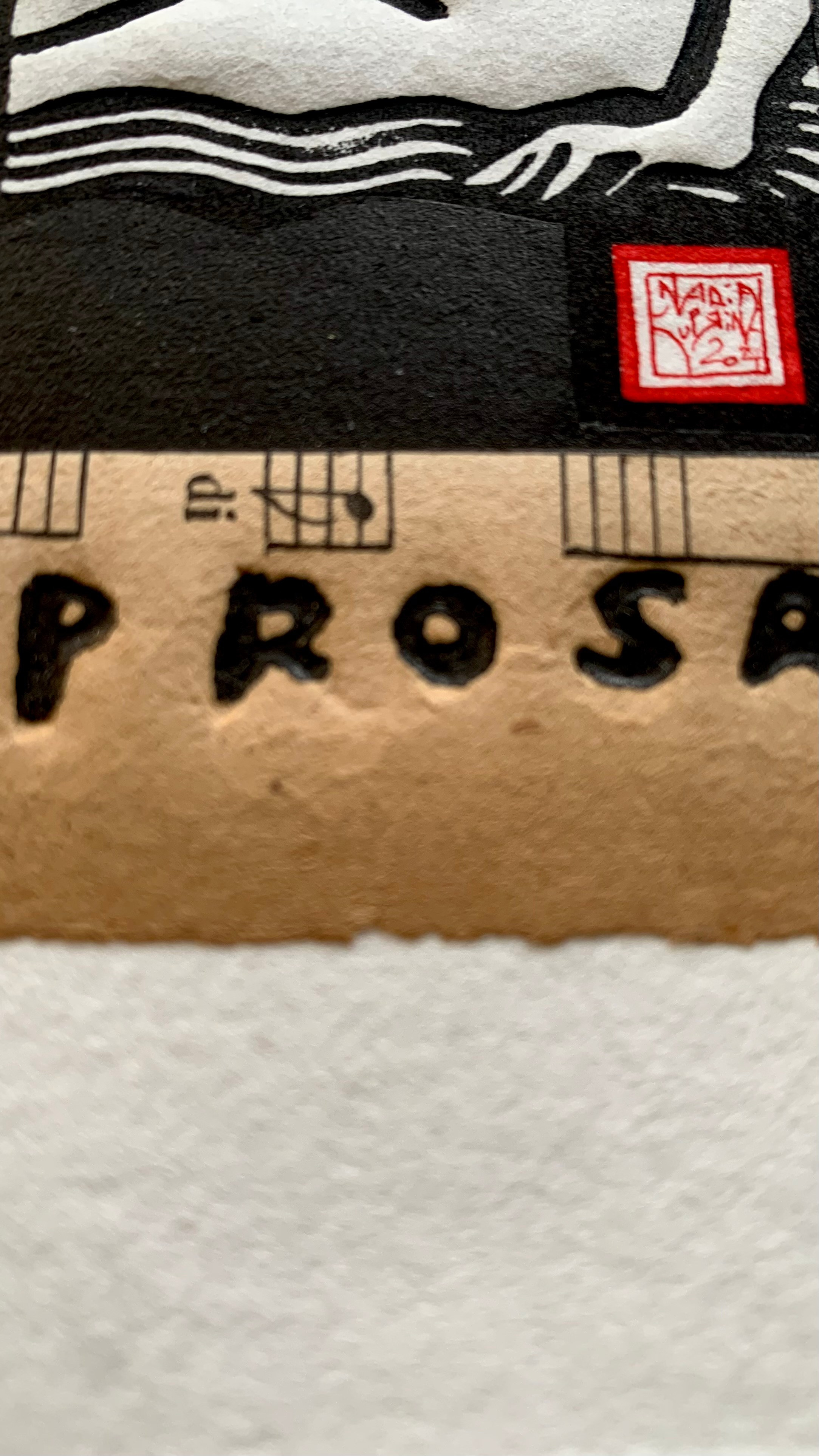 Small print, linocut, linogravire, linograbado, hand print, lovestory, family story, collage, collage art, collage print, Nude, book, memory, woman, female, lady, power, intuition , prose, letter, literature 