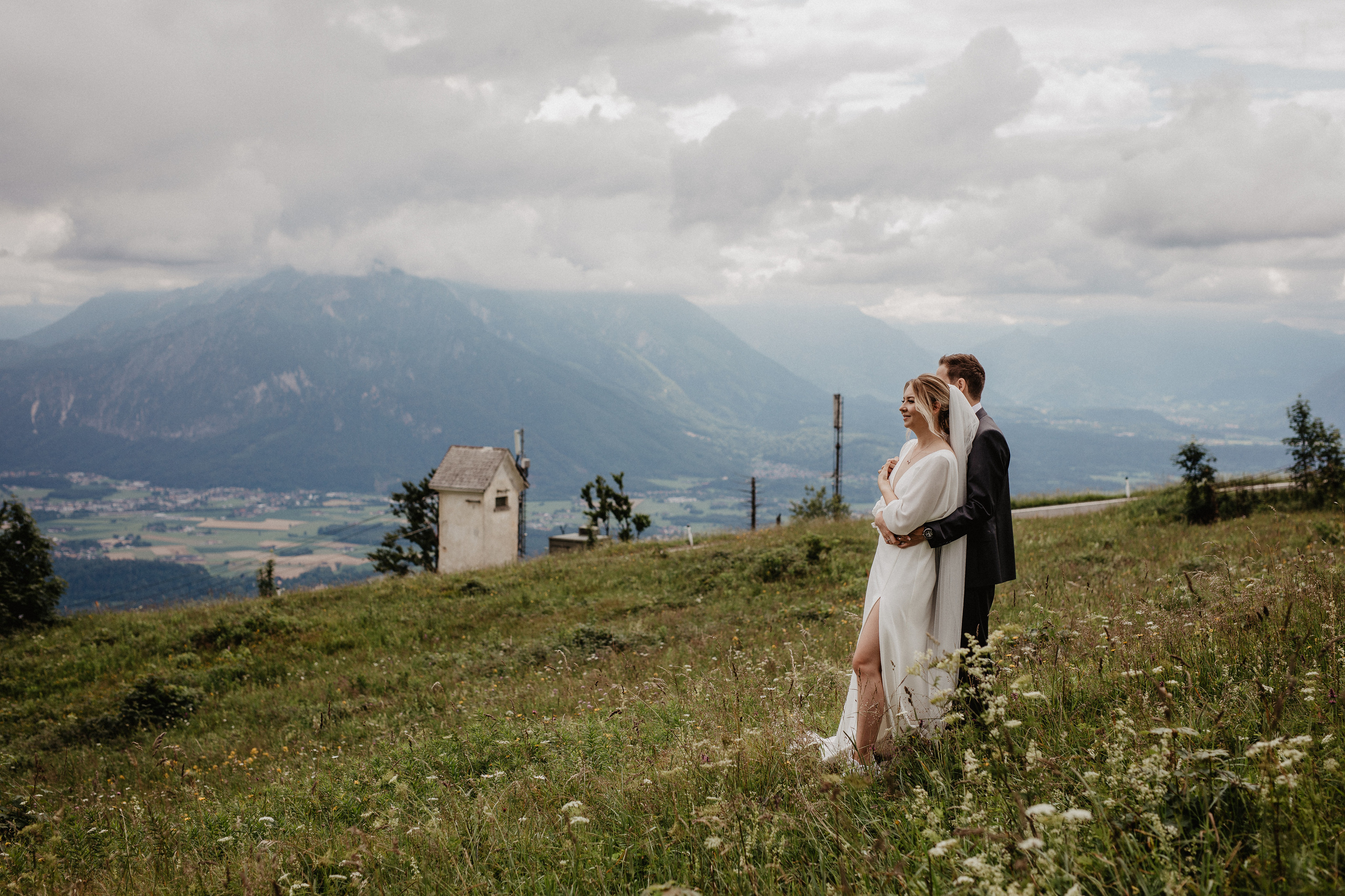 Intimate wedding in Salzburg Austria. Iceland elopement photographer & videographer