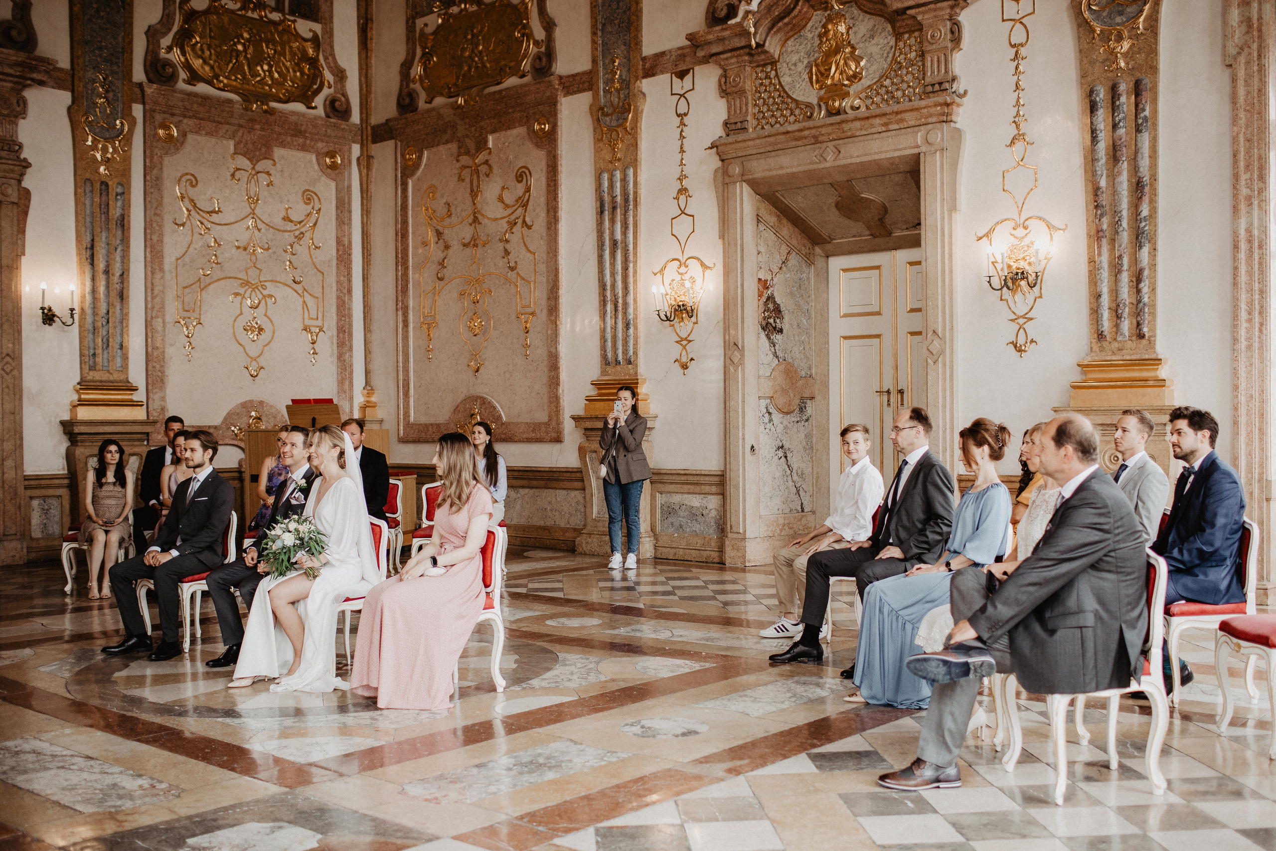 Intimate wedding in Salzburg Austria. Iceland elopement photographer & videographer