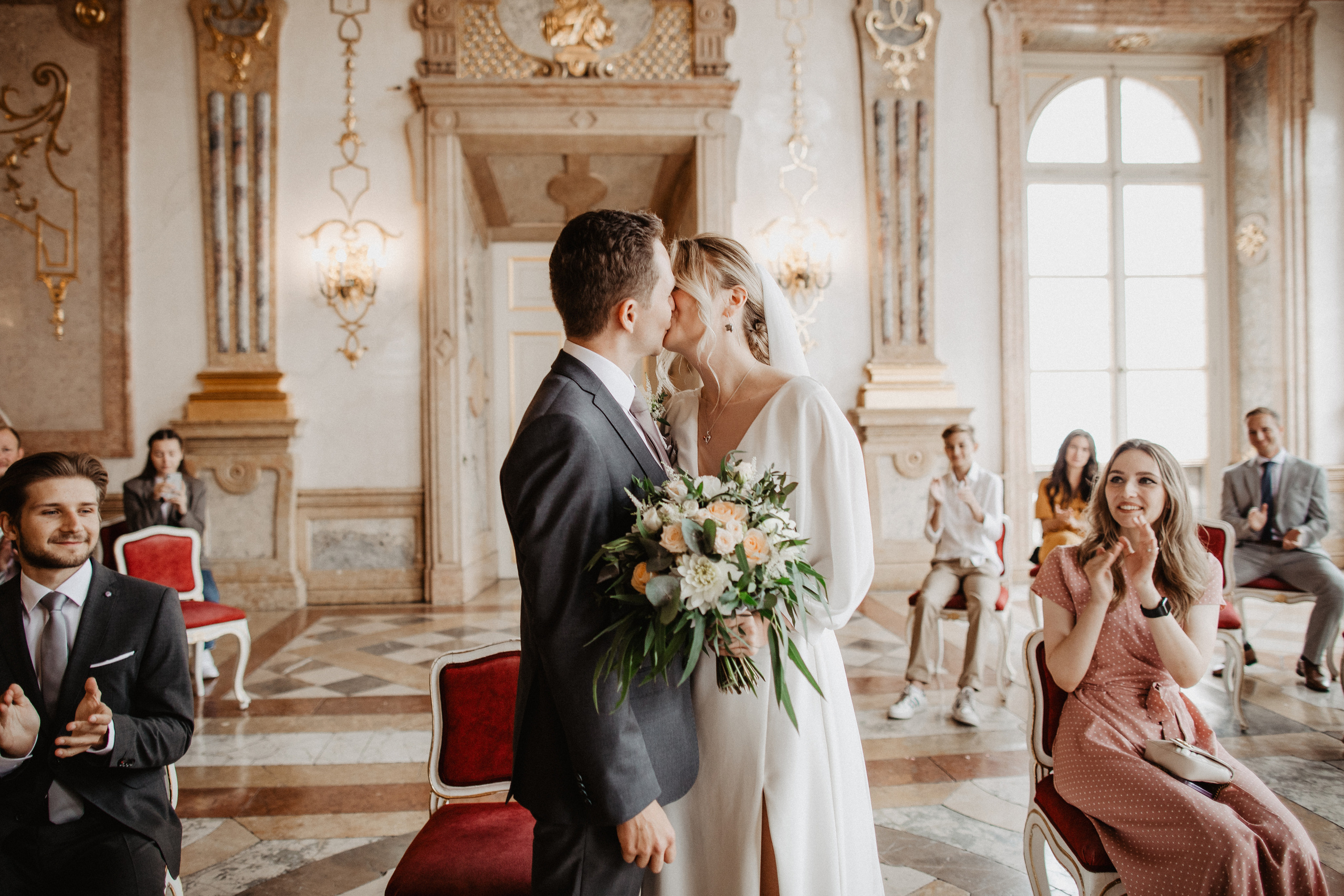 Intimate wedding in Salzburg Austria. Iceland elopement photographer & videographer