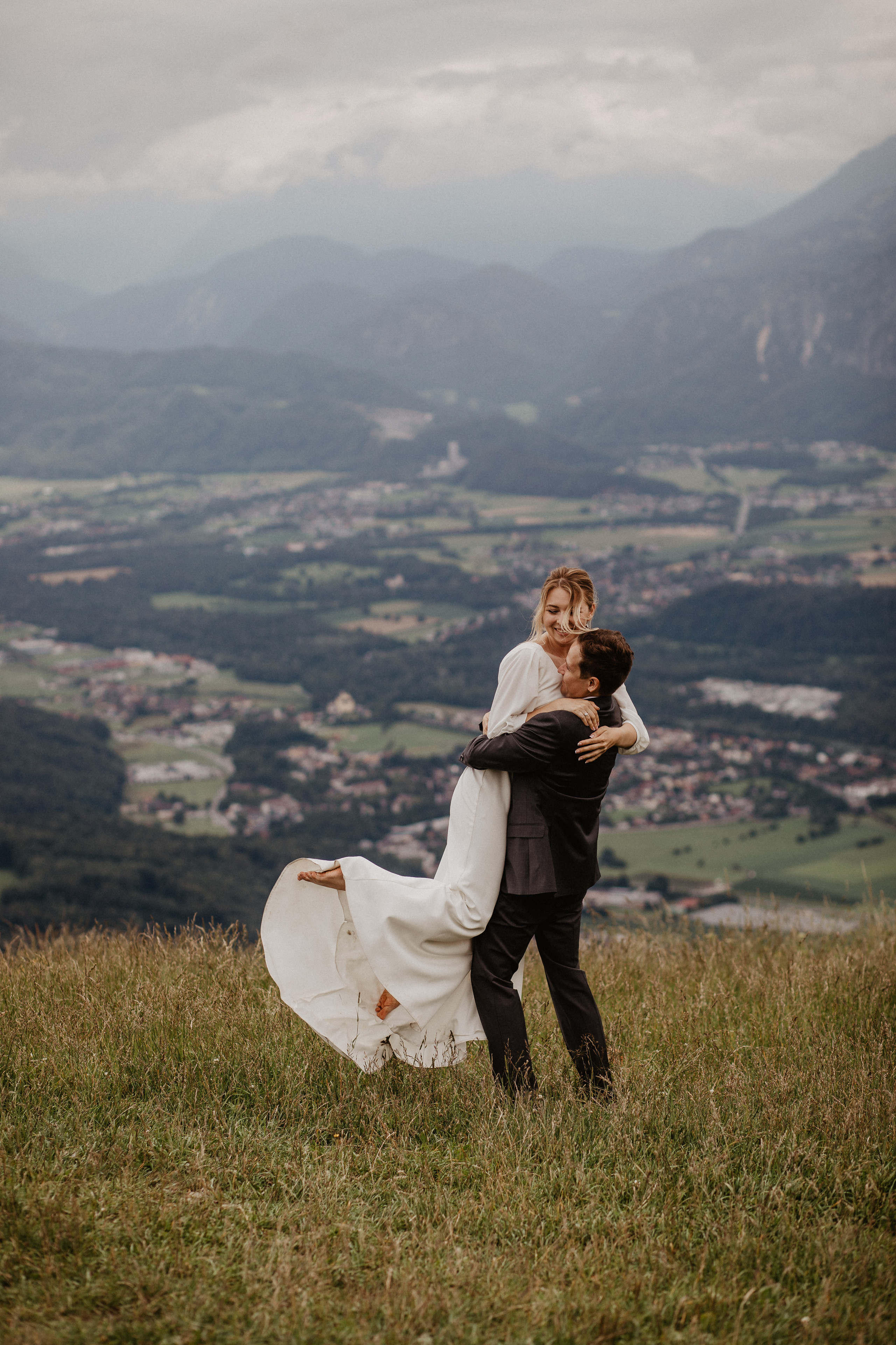 Intimate wedding in Salzburg Austria. Iceland elopement photographer & videographer