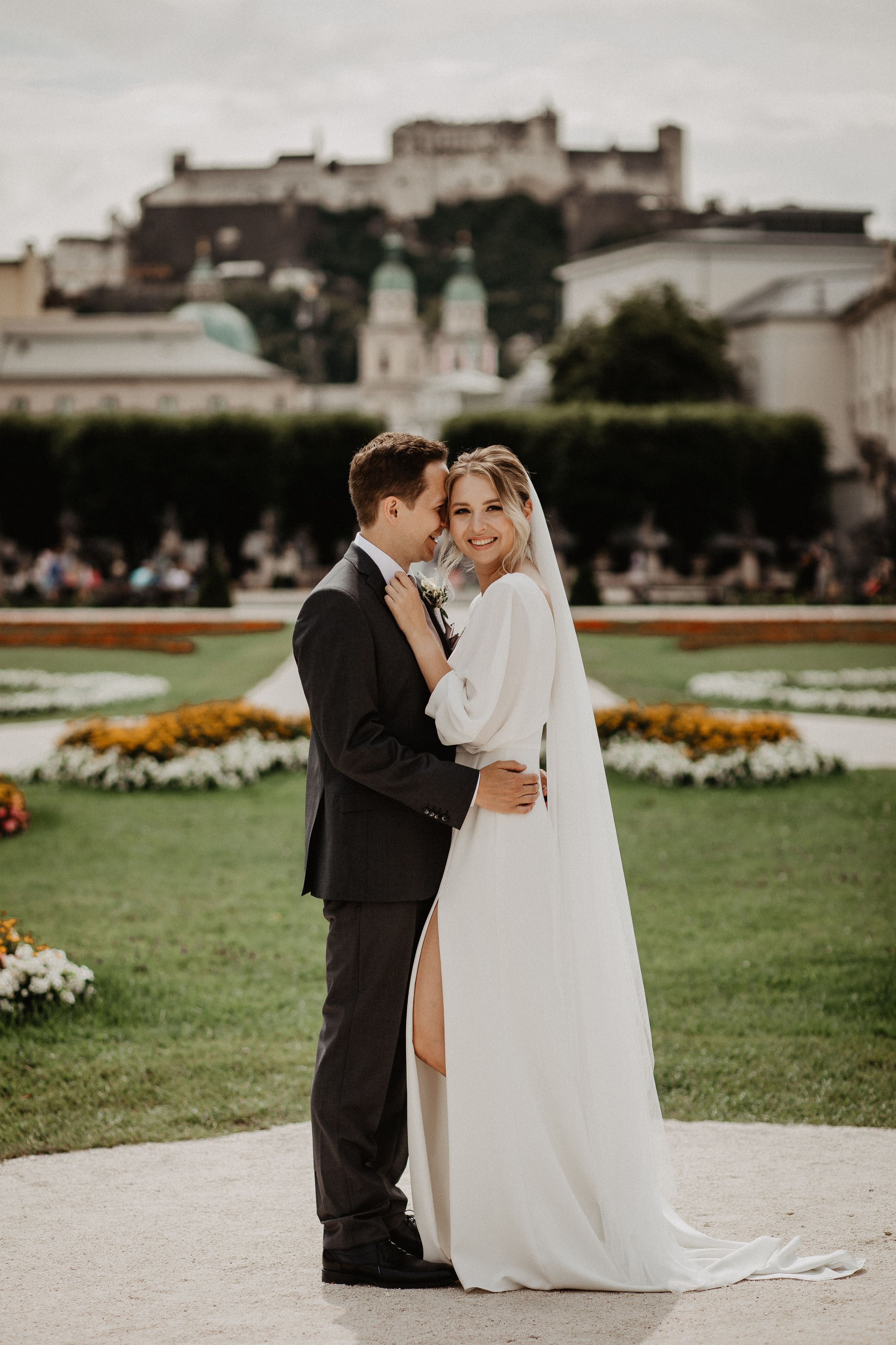 Intimate wedding in Salzburg Austria. Iceland elopement photographer & videographer