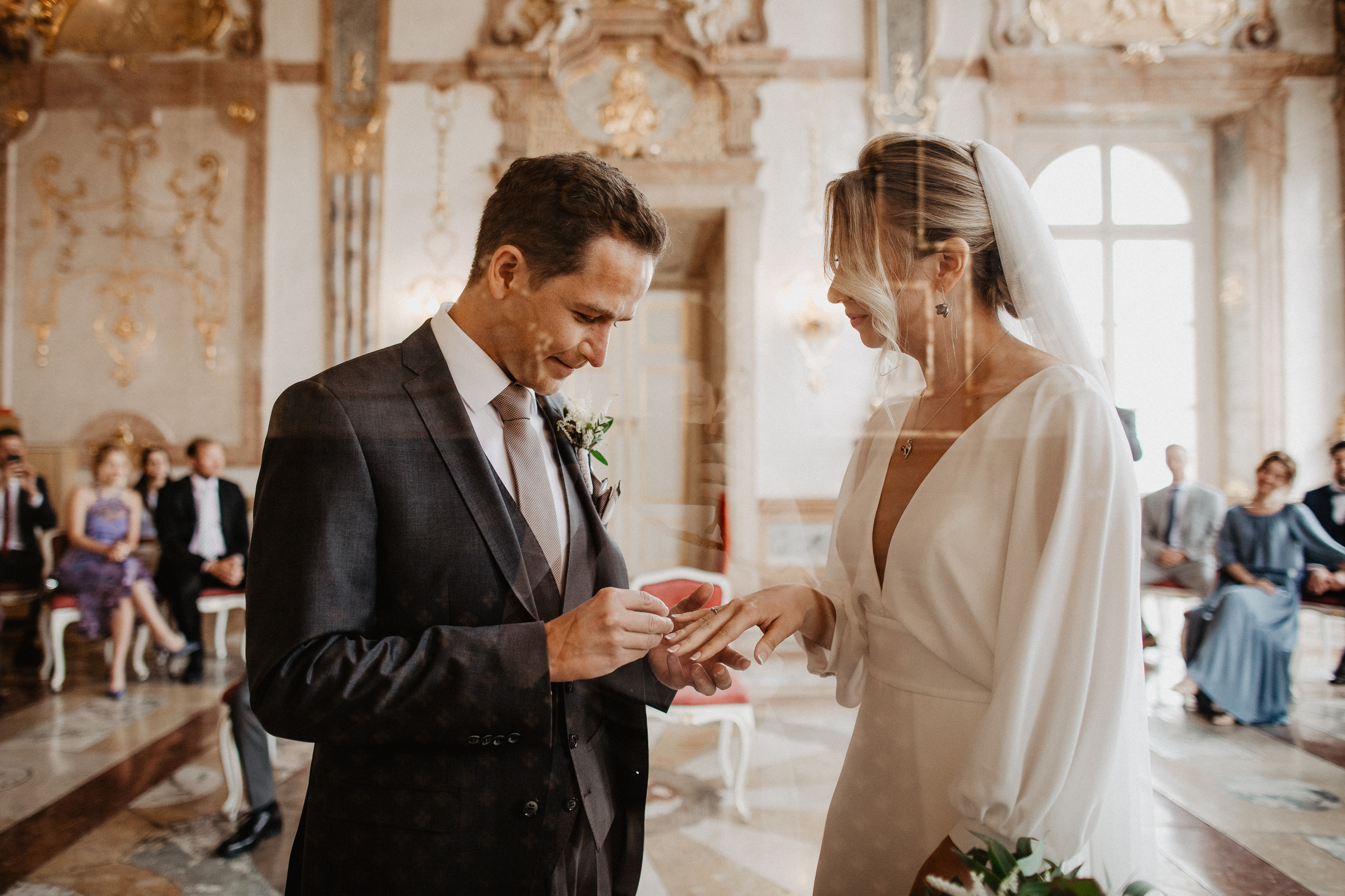 Intimate wedding in Salzburg Austria. Iceland elopement photographer & videographer