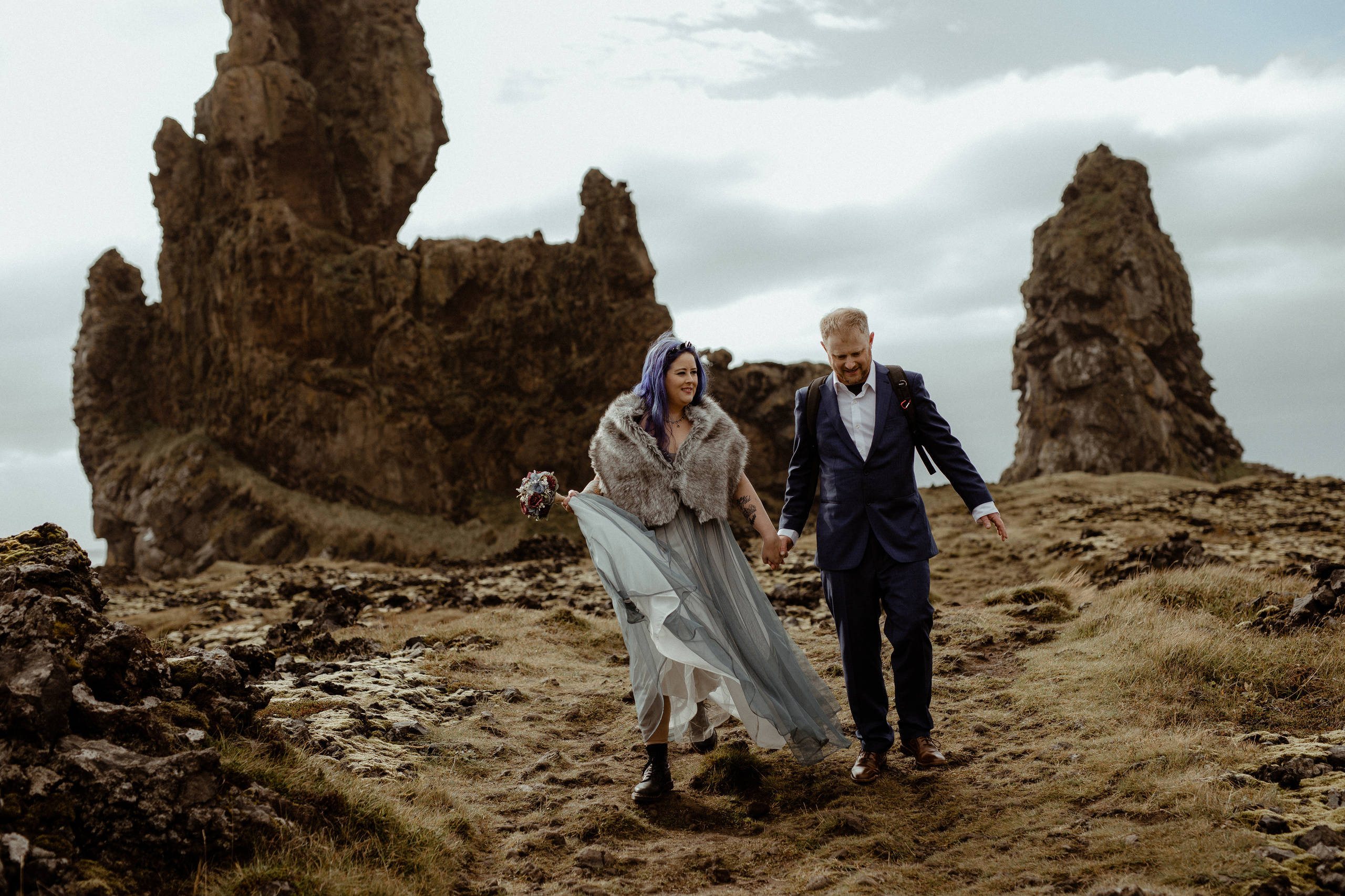 Snaefellsnes elopement Iceland. Iceland elopement photographer & videographer