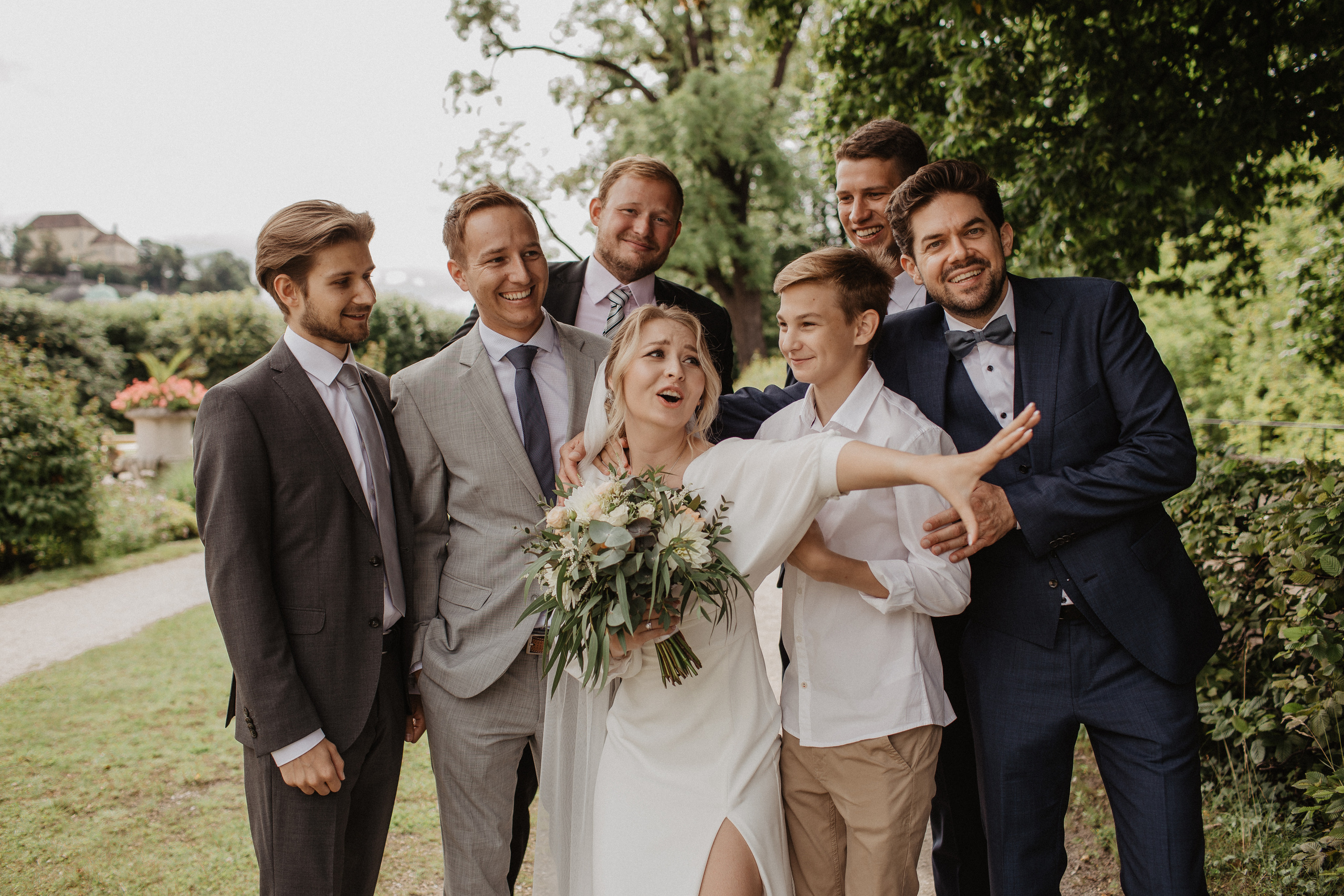 Intimate wedding in Salzburg Austria. Iceland elopement photographer & videographer