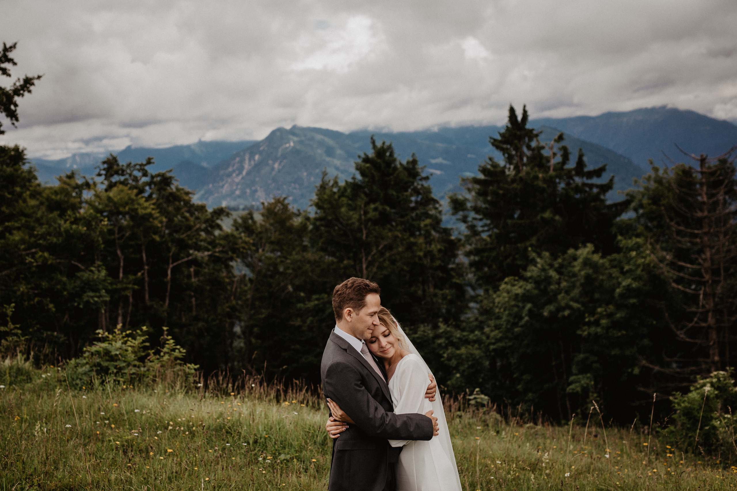 Intimate wedding in Salzburg Austria. Iceland elopement photographer & videographer