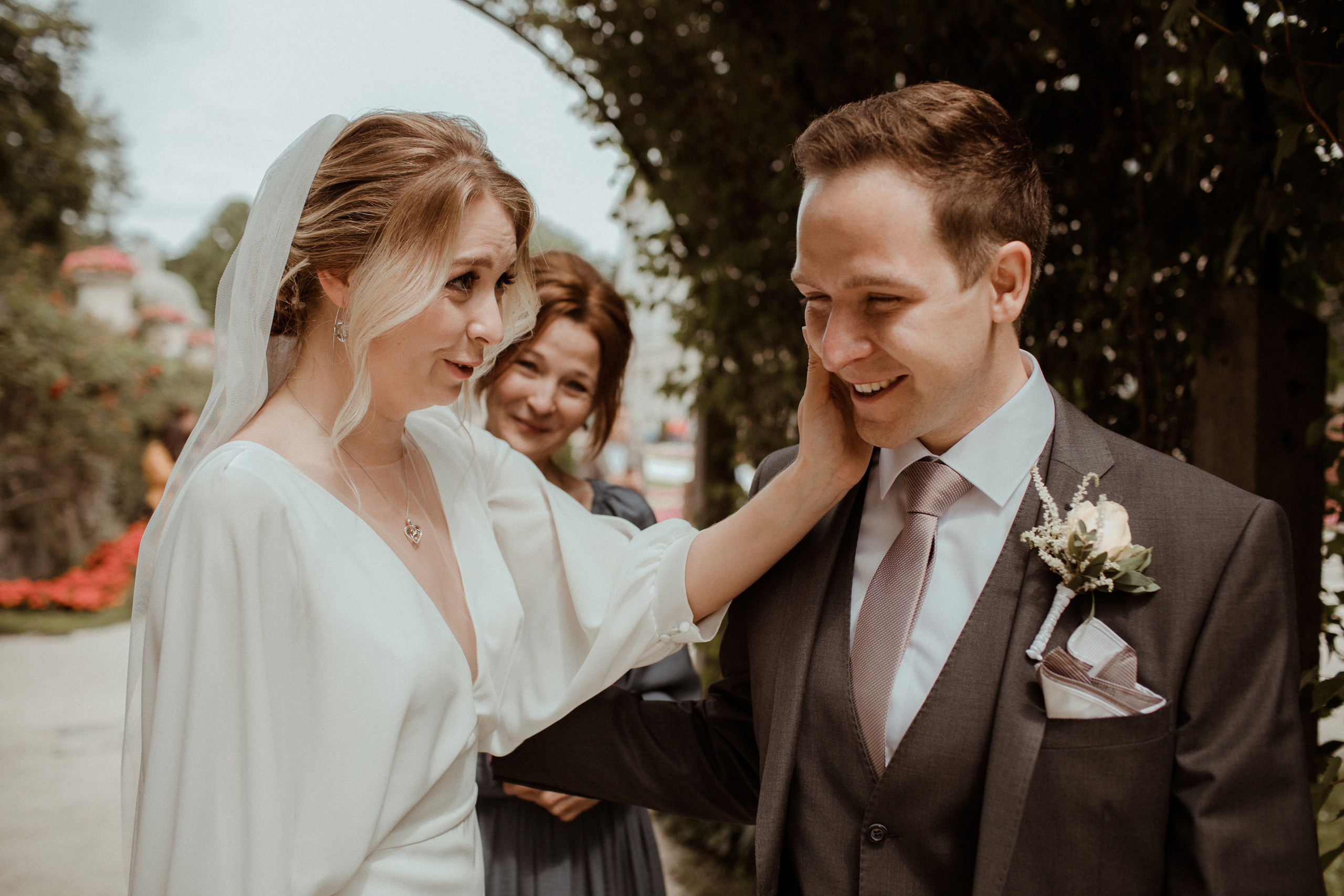 Intimate wedding in Salzburg Austria. Iceland elopement photographer & videographer