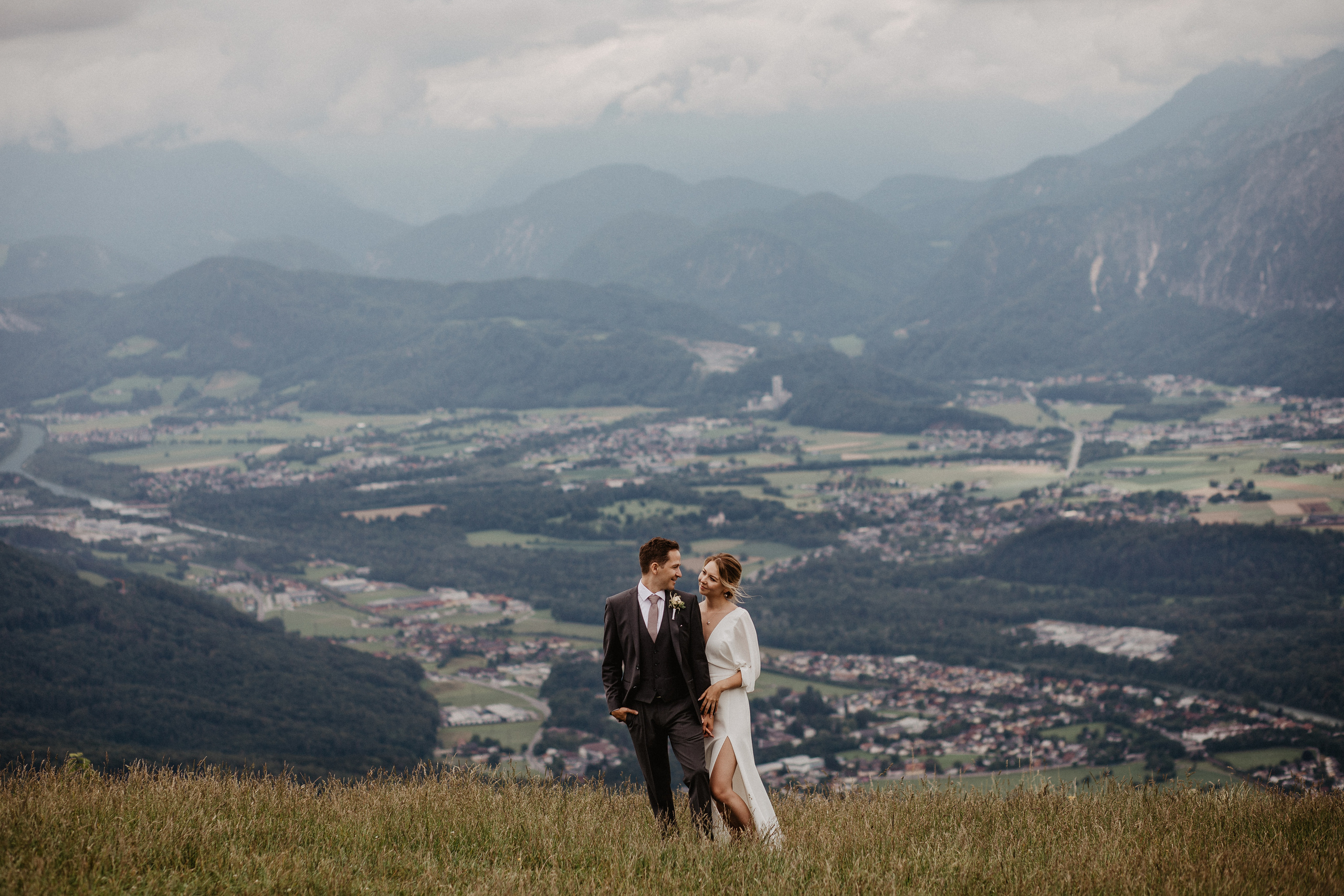Intimate wedding in Salzburg Austria. Iceland elopement photographer & videographer