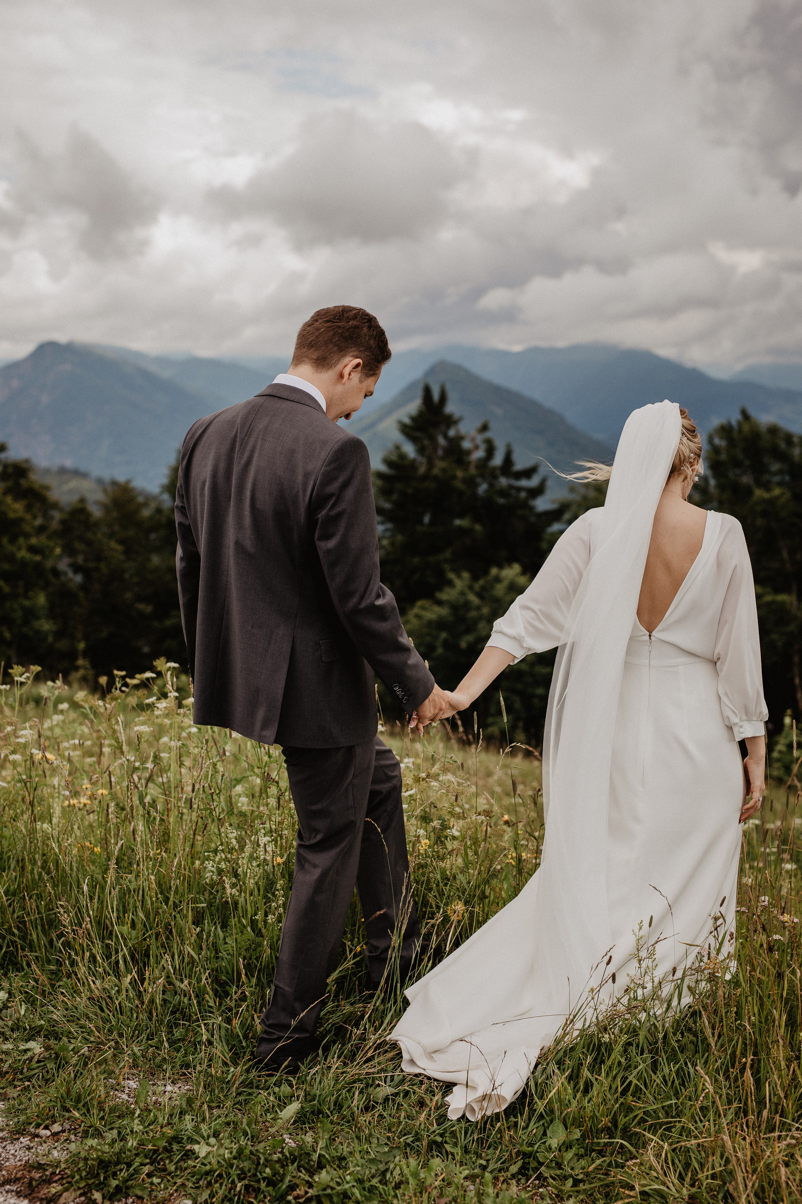 Intimate wedding in Salzburg Austria. Iceland elopement photographer & videographer